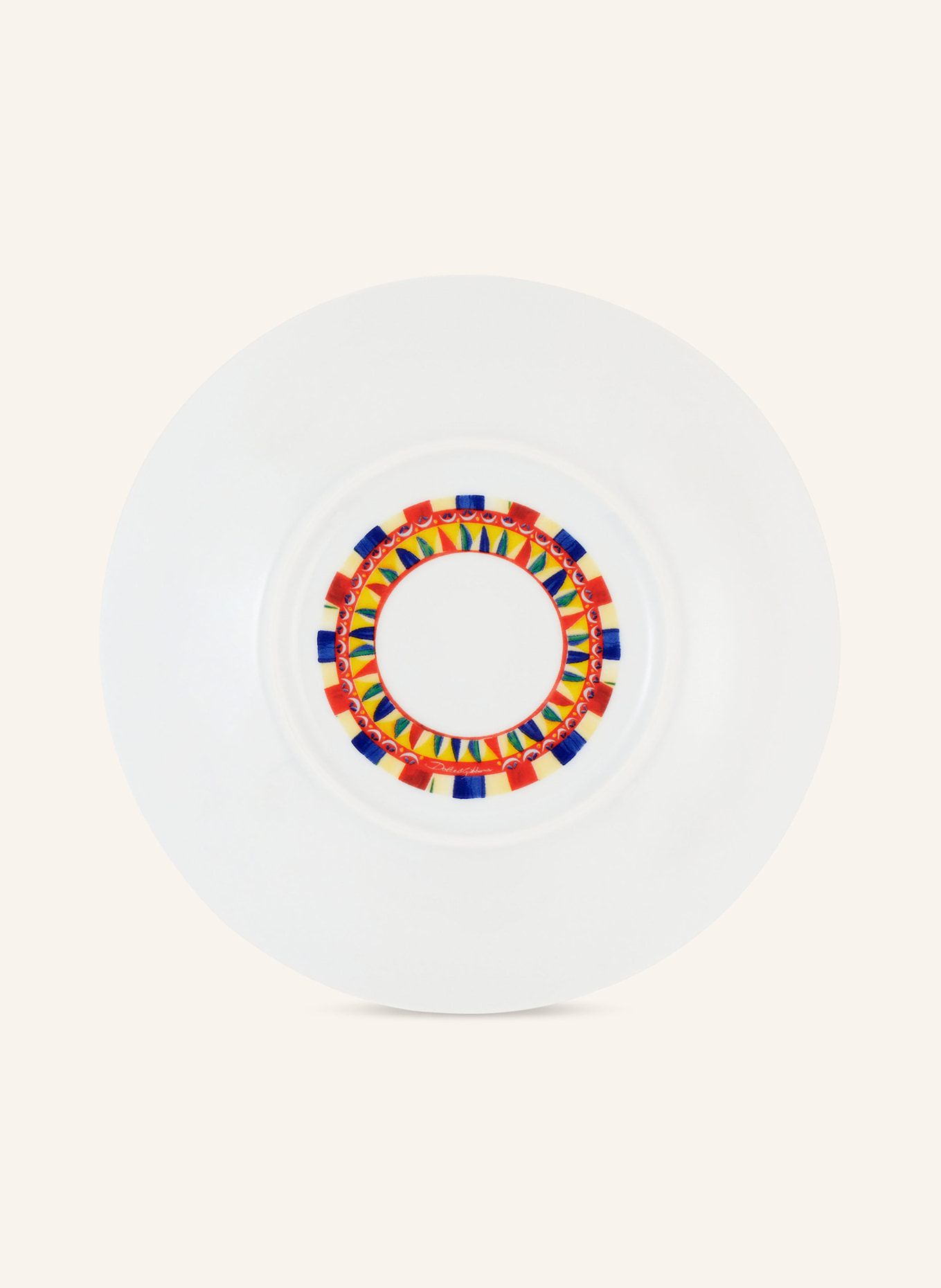 DOLCE & GABBANA CASA Dinner plate, Color: BLUE/ LIGHT RED/ NEON YELLOW (Image 2)