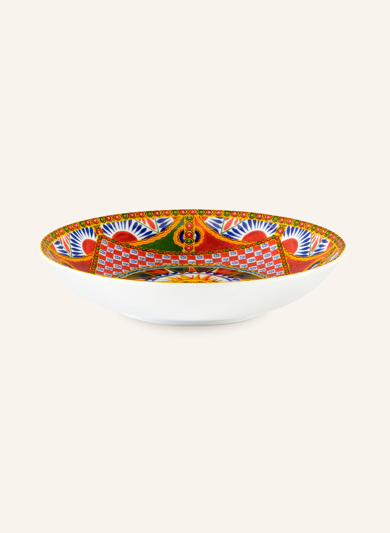 DOLCE & GABBANA CASA Dinner plate, Color: BLUE/ LIGHT RED/ NEON YELLOW (Image 3)