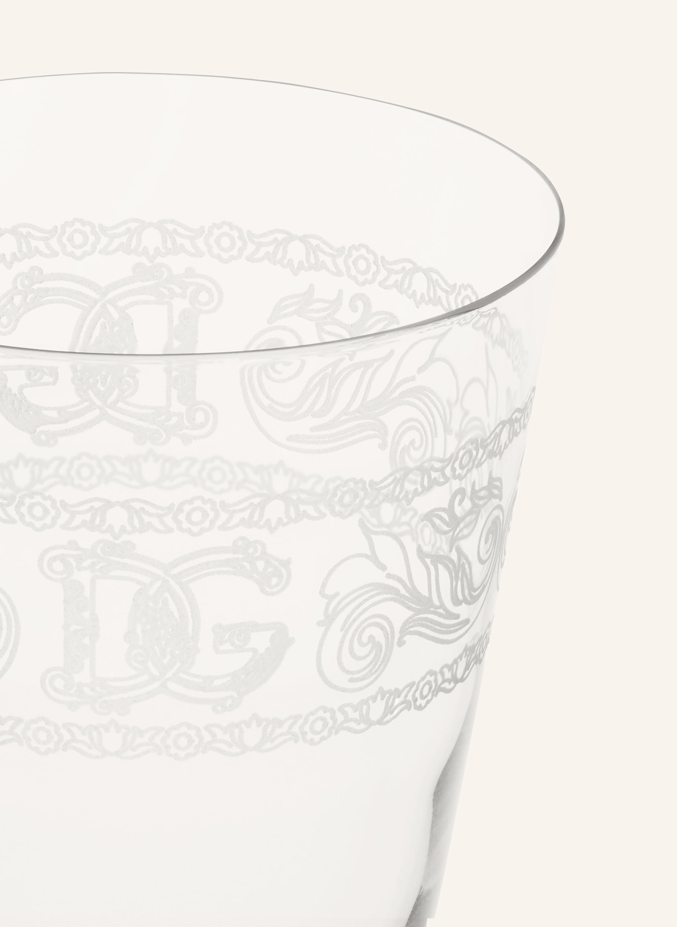 DOLCE & GABBANA CASA Wine glass, Color: WHITE (Image 4)