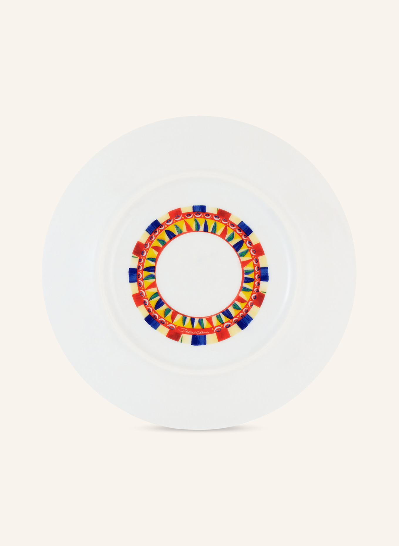 DOLCE & GABBANA CASA Set of 2 dessert plates, Color: BLUE/ RED/ YELLOW (Image 2)