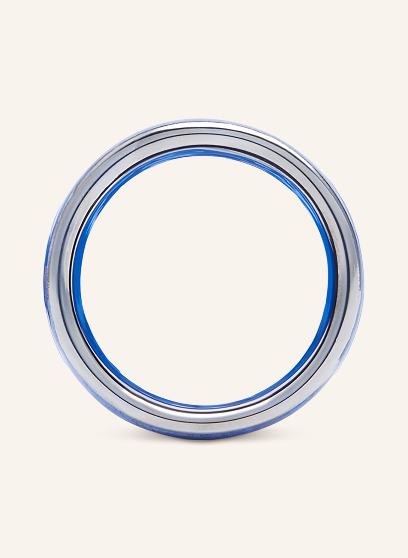 DOLCE & GABBANA CASA Set of 2 napkin rings, Color: BLUE/ WHITE (Image 3)