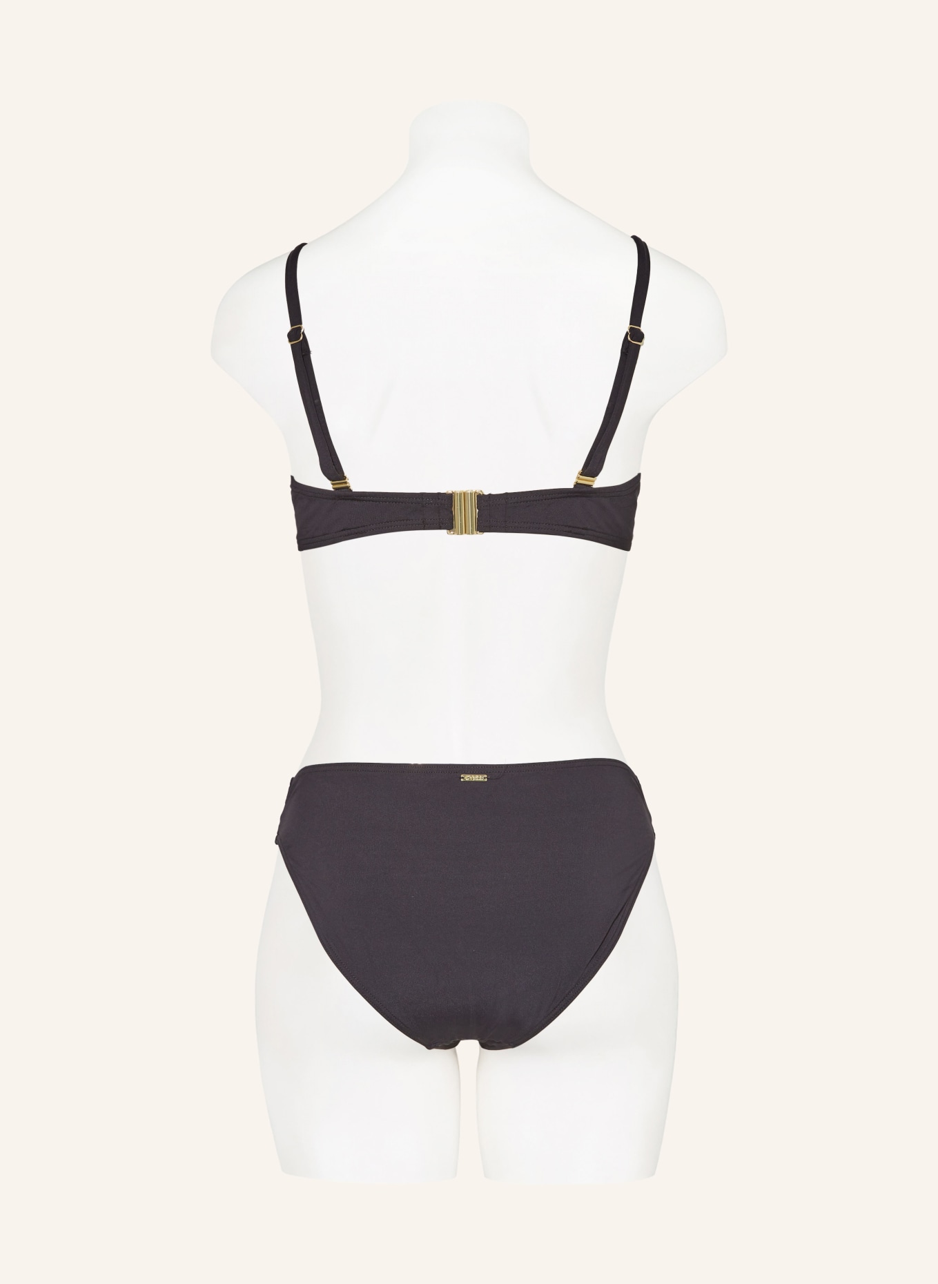 CYELL Bandeau bikini top NOOS CAVIAR, Color: BLACK (Image 3)