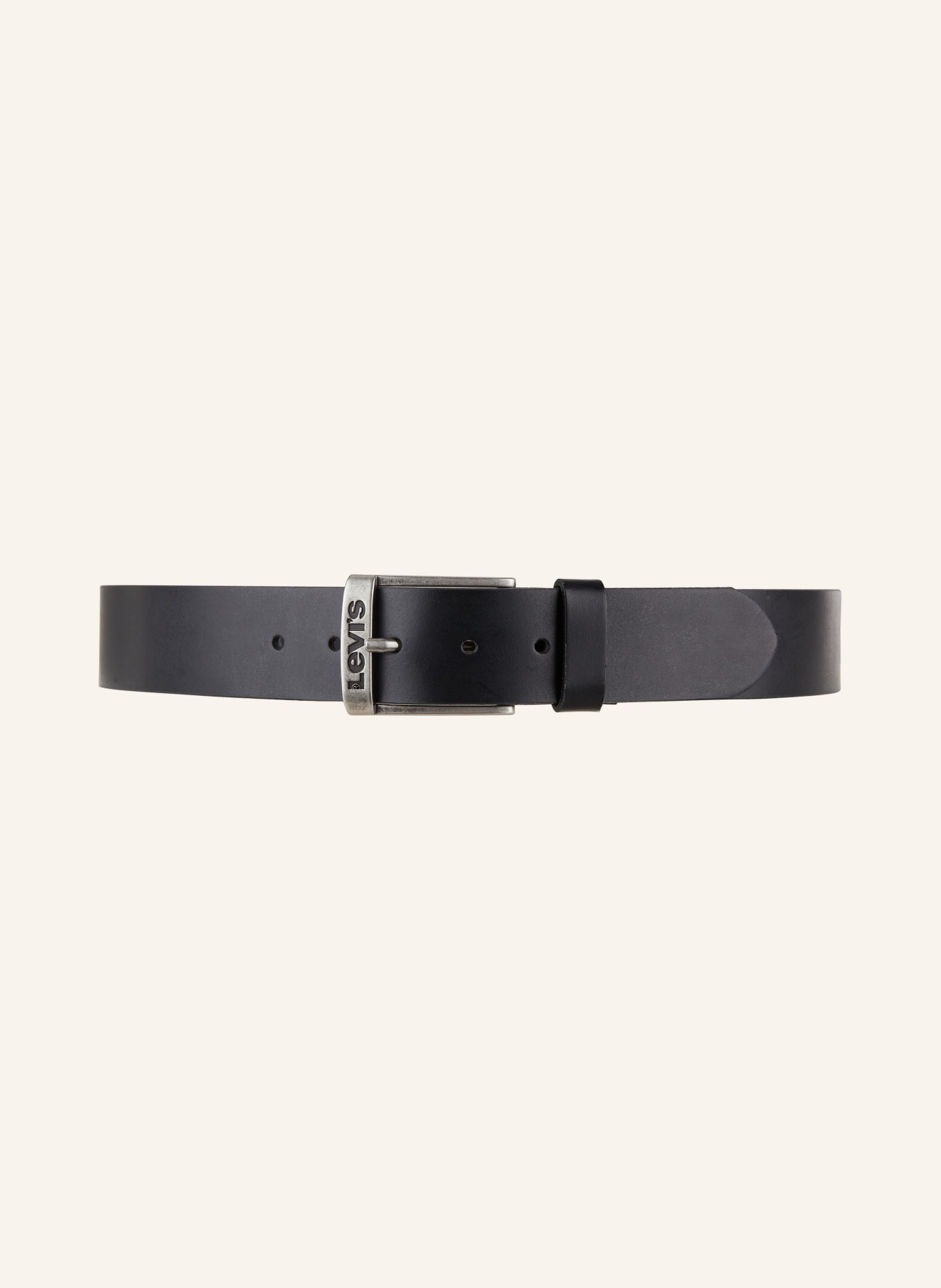 Levi's® Leather belt DUNCAN, Color: BLACK (Image 2)