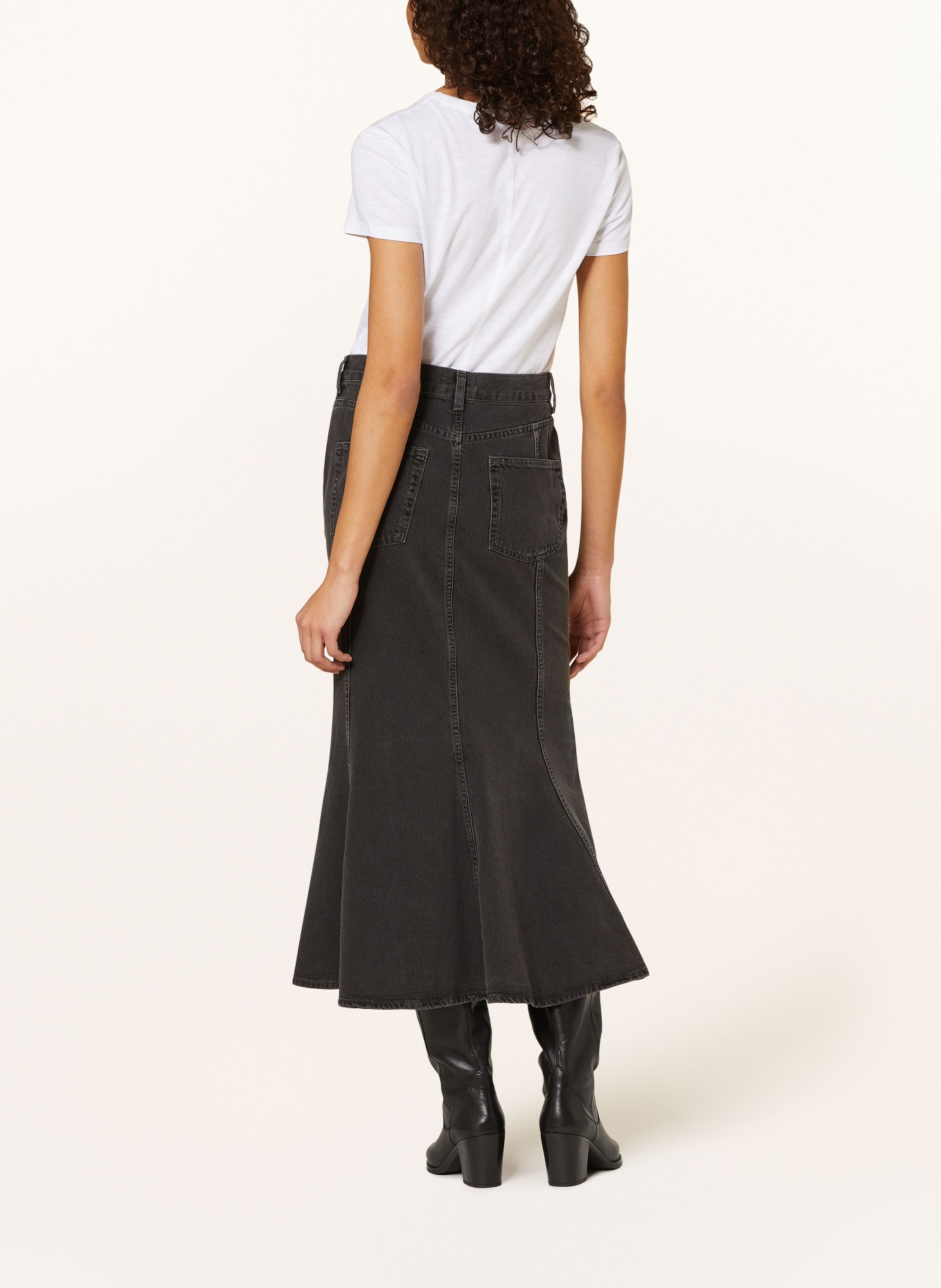 COS Denim skirt, Color: 002 BLACK (Image 3)