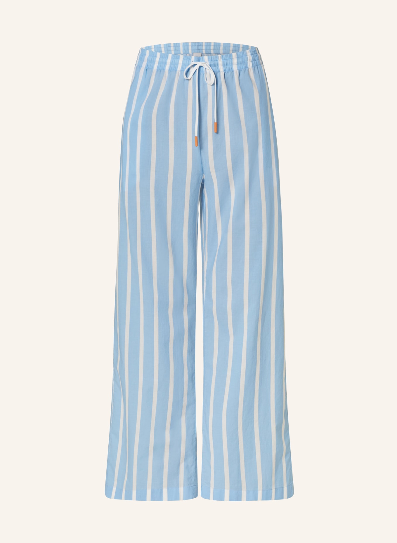 mey Pajama pants series FEE, Color: LIGHT BLUE/ WHITE (Image 1)