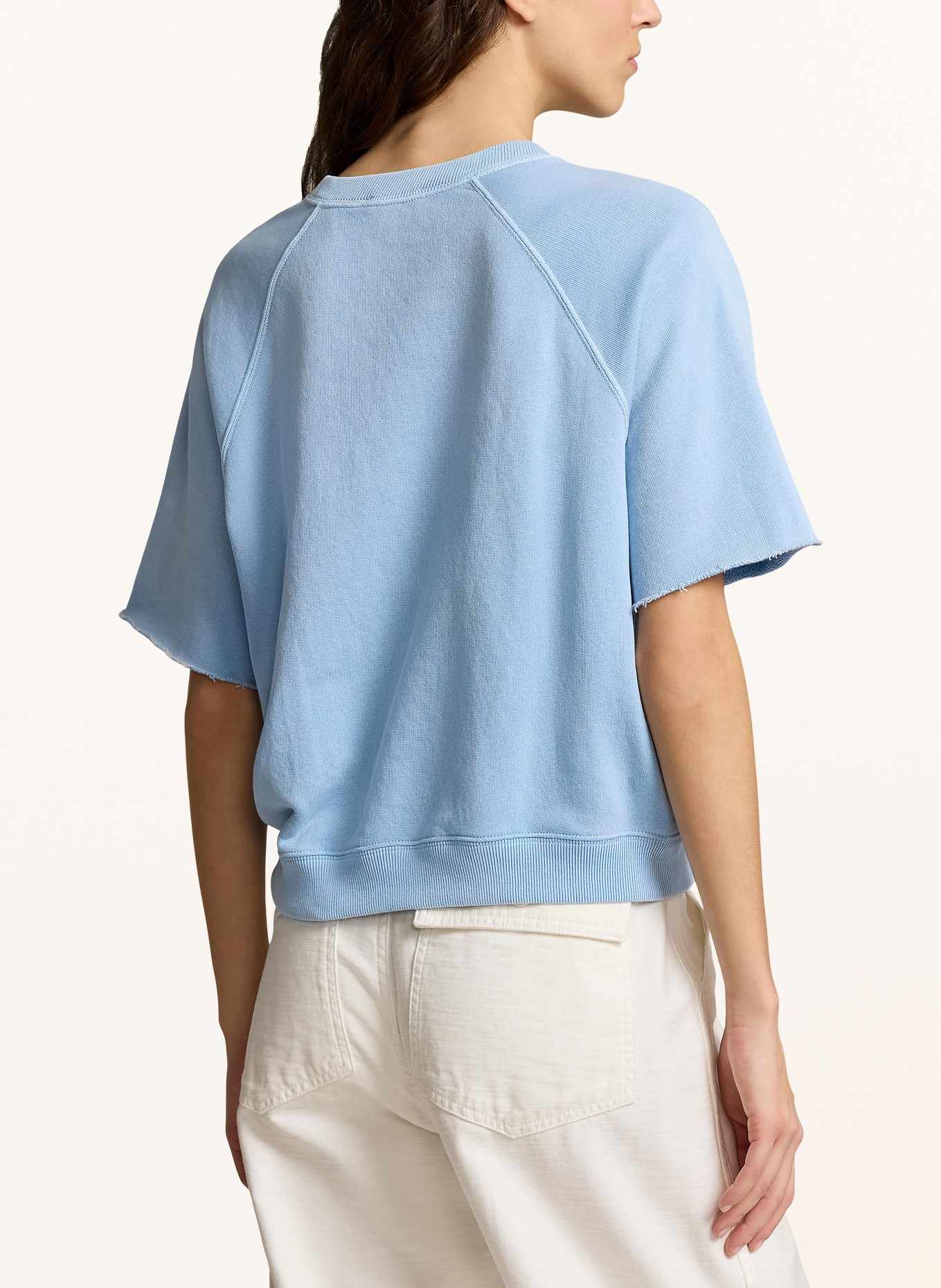 POLO RALPH LAUREN Sweatshirt, Color: LIGHT BLUE/ WHITE/ BROWN (Image 3)