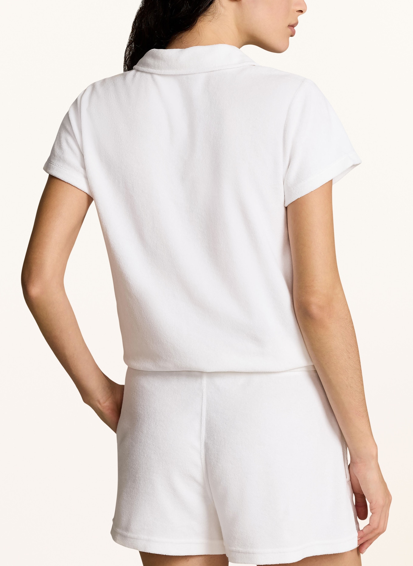 POLO RALPH LAUREN Terry cloth polo shirt, Color: WHITE (Image 3)