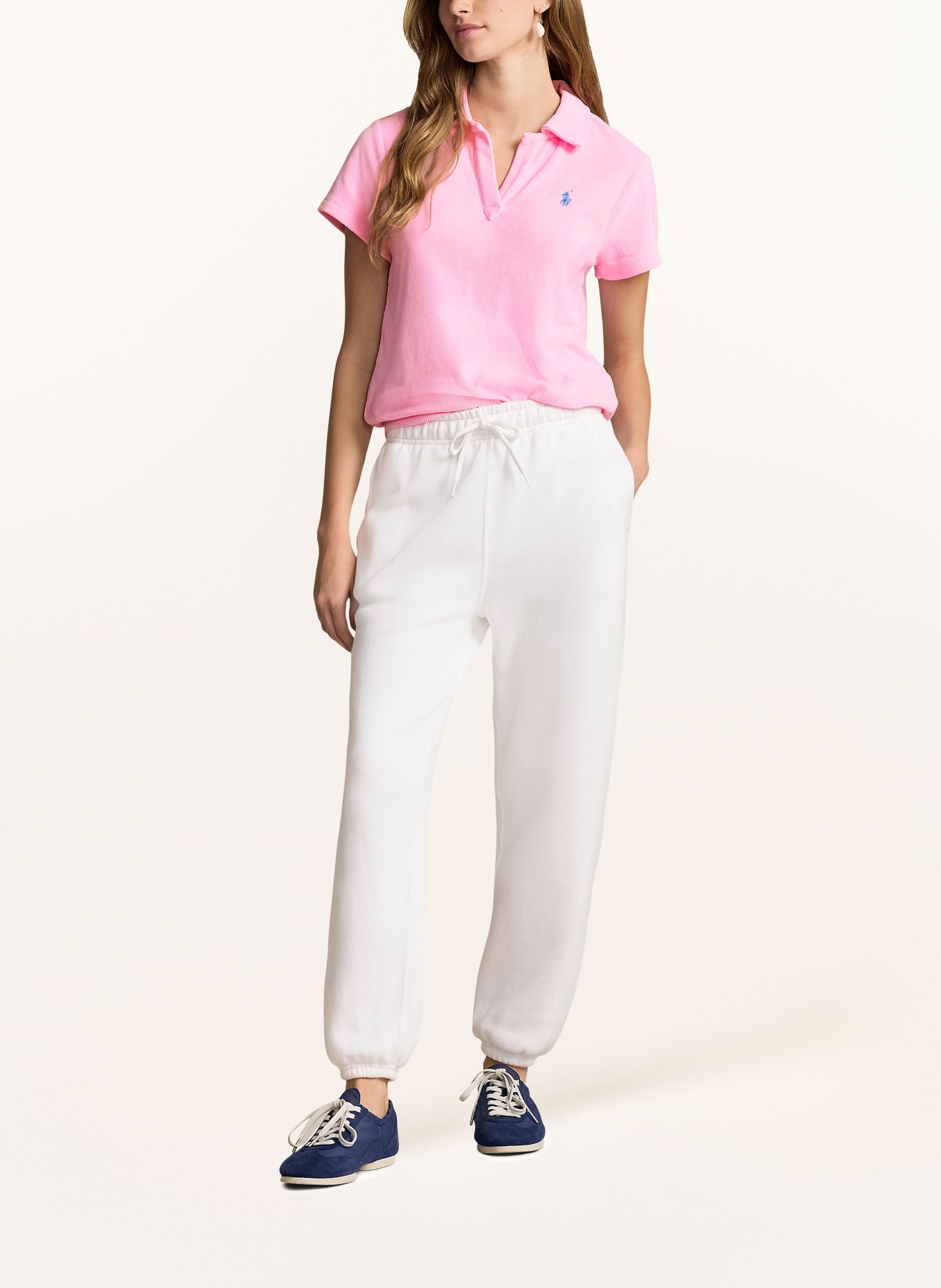 POLO RALPH LAUREN Frottee-Poloshirt, Farbe: ROSA (Bild 2)