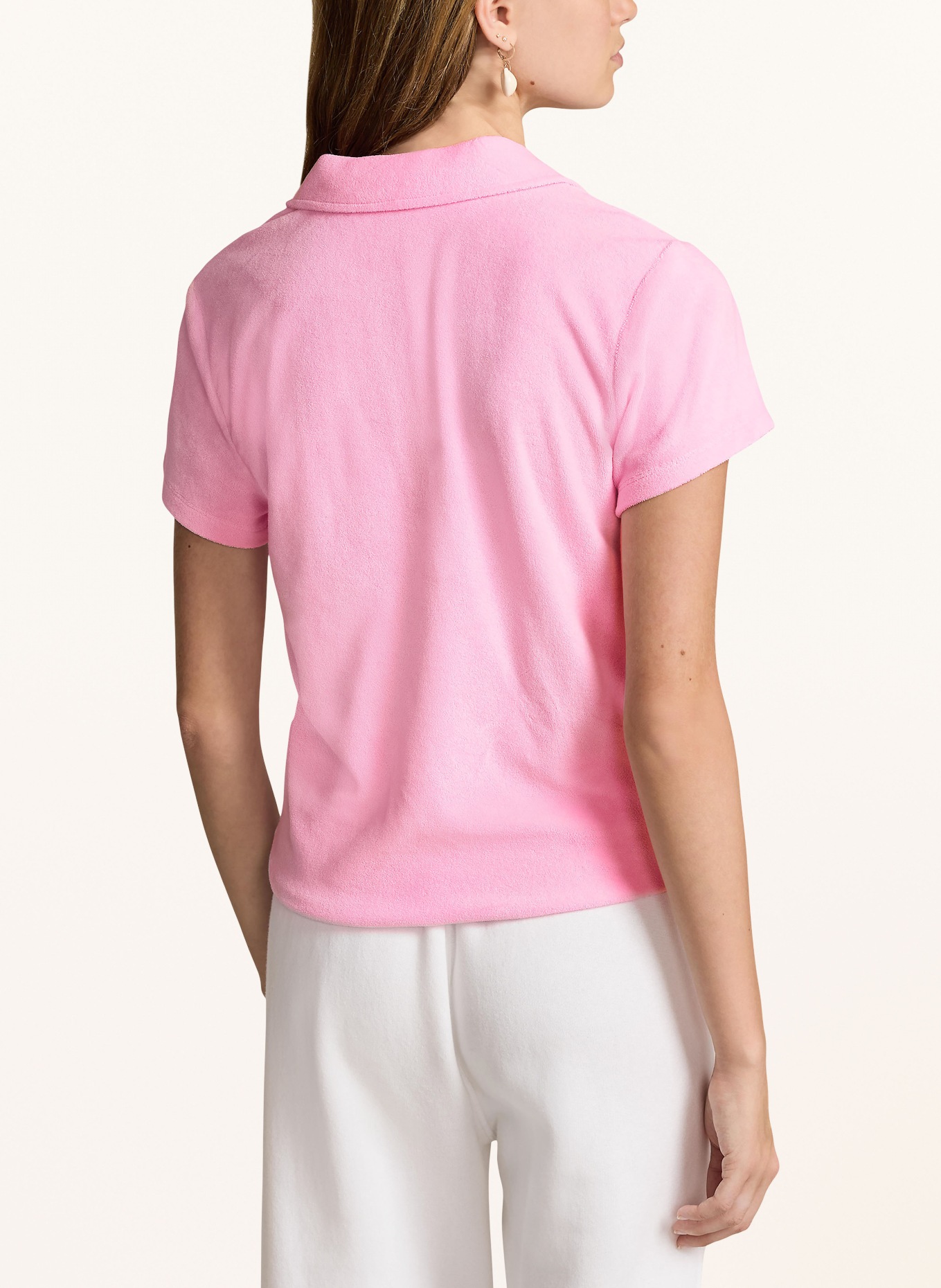 POLO RALPH LAUREN Terry cloth polo shirt, Color: PINK (Image 3)