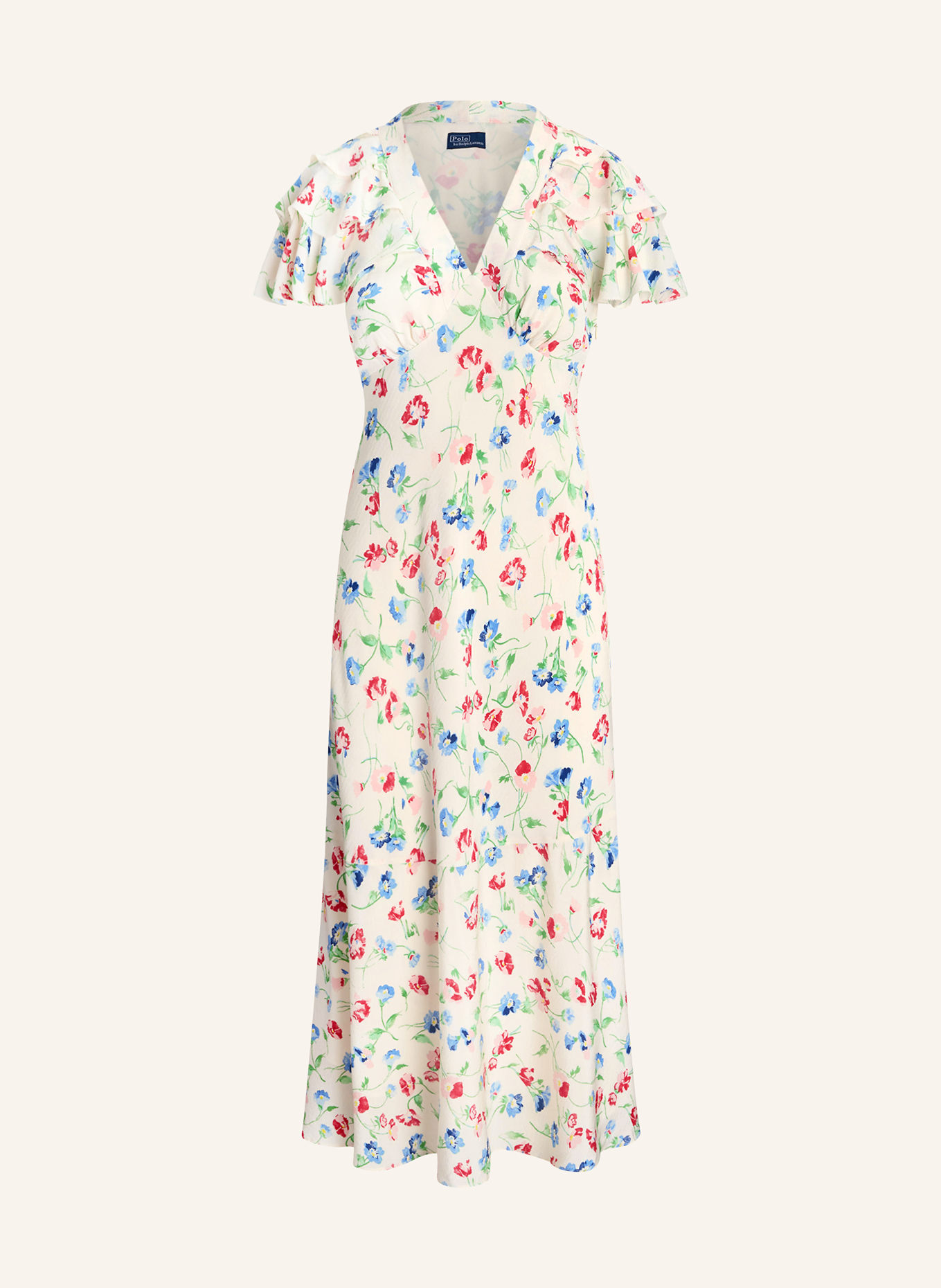 POLO RALPH LAUREN Dress, Color: CREAM/ RED/ GREEN (Image 1)