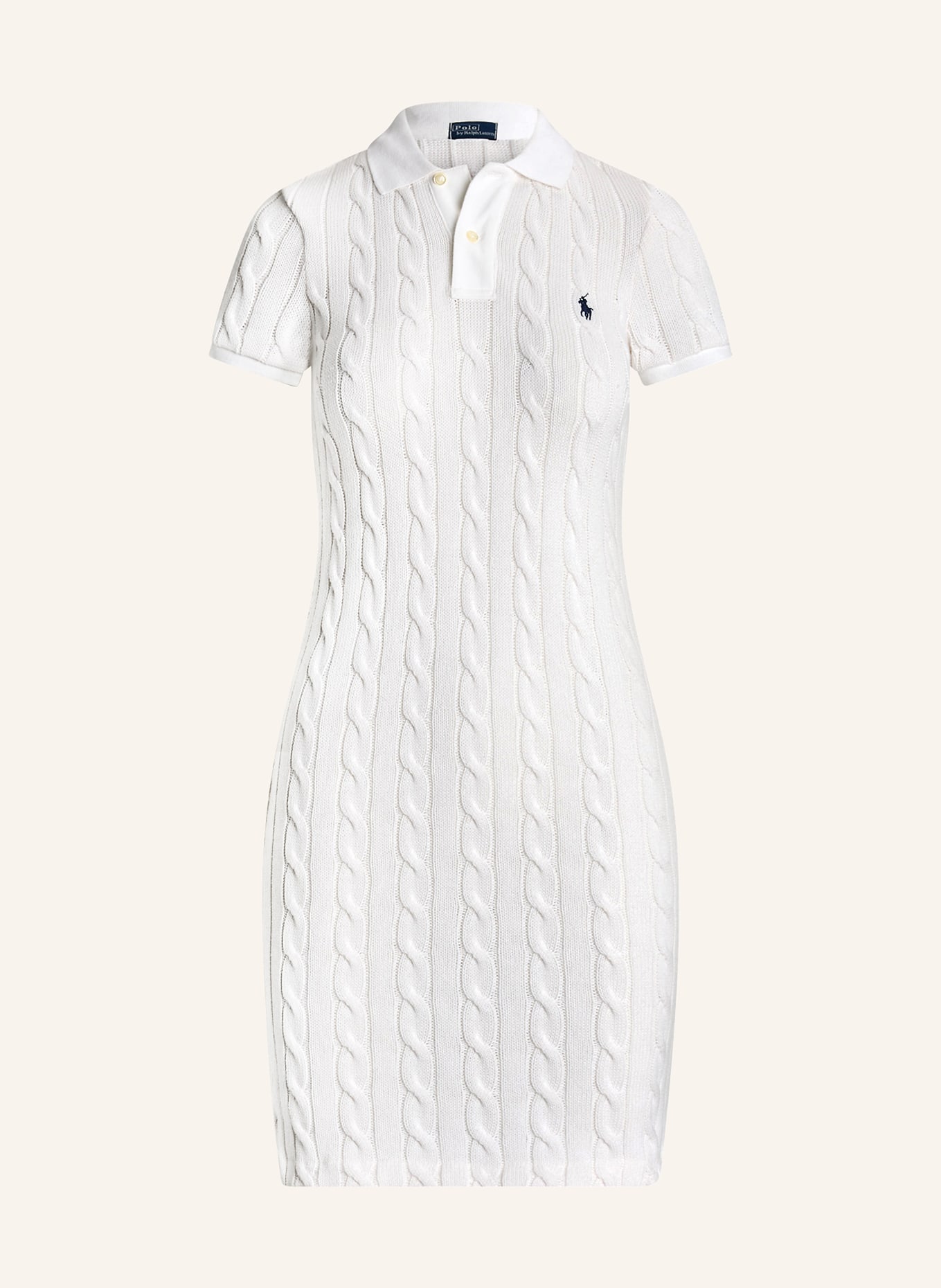 POLO RALPH LAUREN Knit dress, Color: WHITE (Image 1)