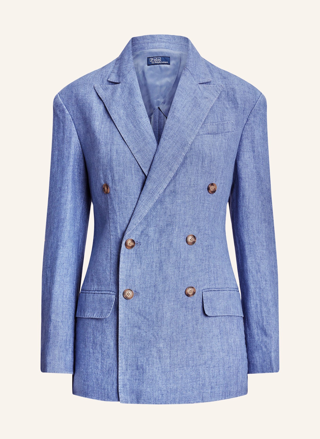 POLO RALPH LAUREN Linen blazer, Color: BLUE (Image 1)
