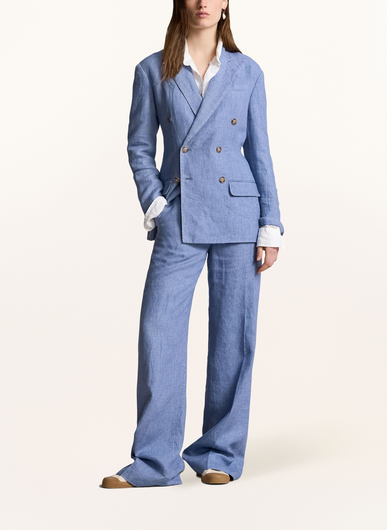 POLO RALPH LAUREN Linen blazer, Color: BLUE (Image 2)