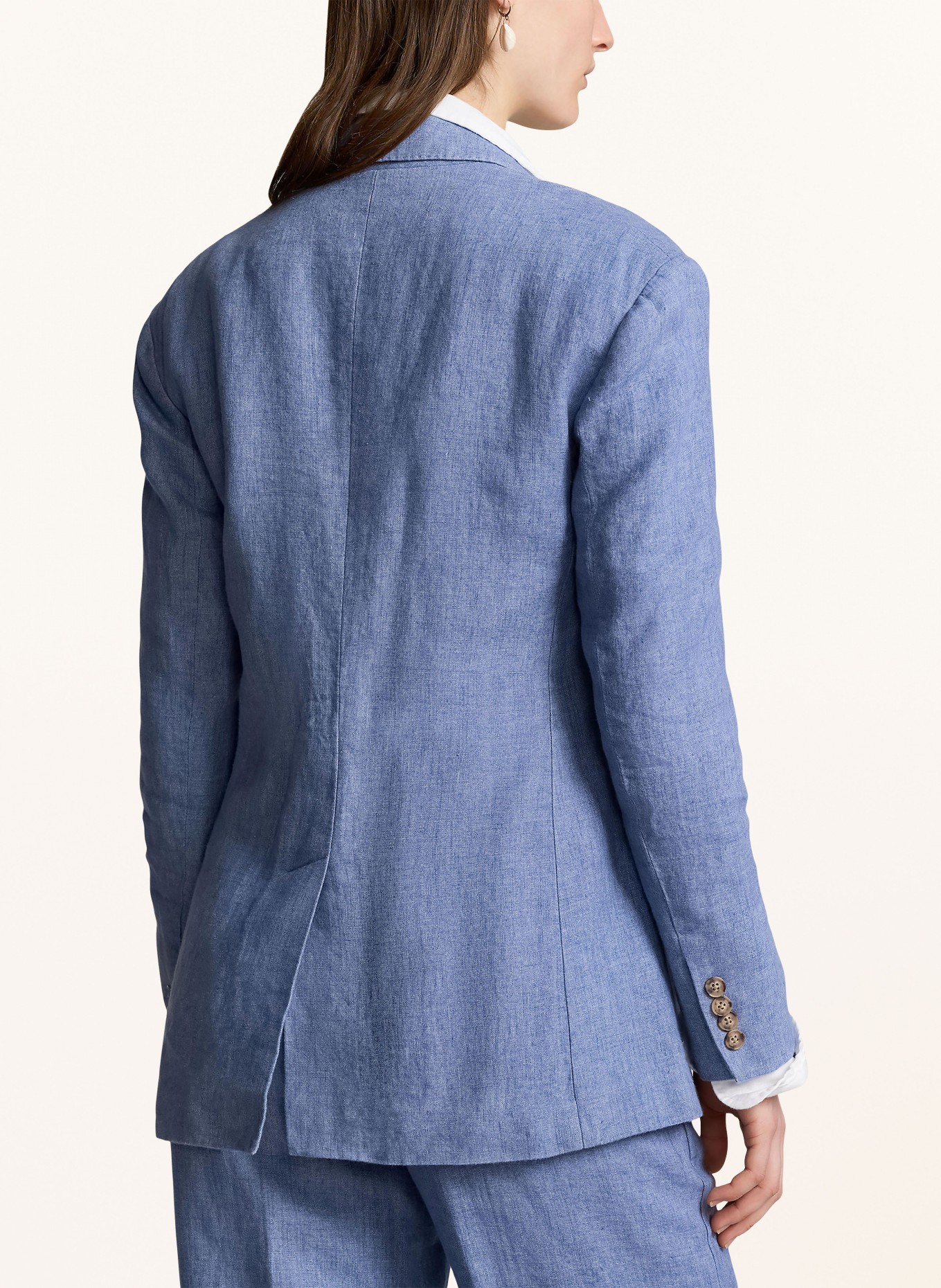 POLO RALPH LAUREN Linen blazer, Color: BLUE (Image 3)