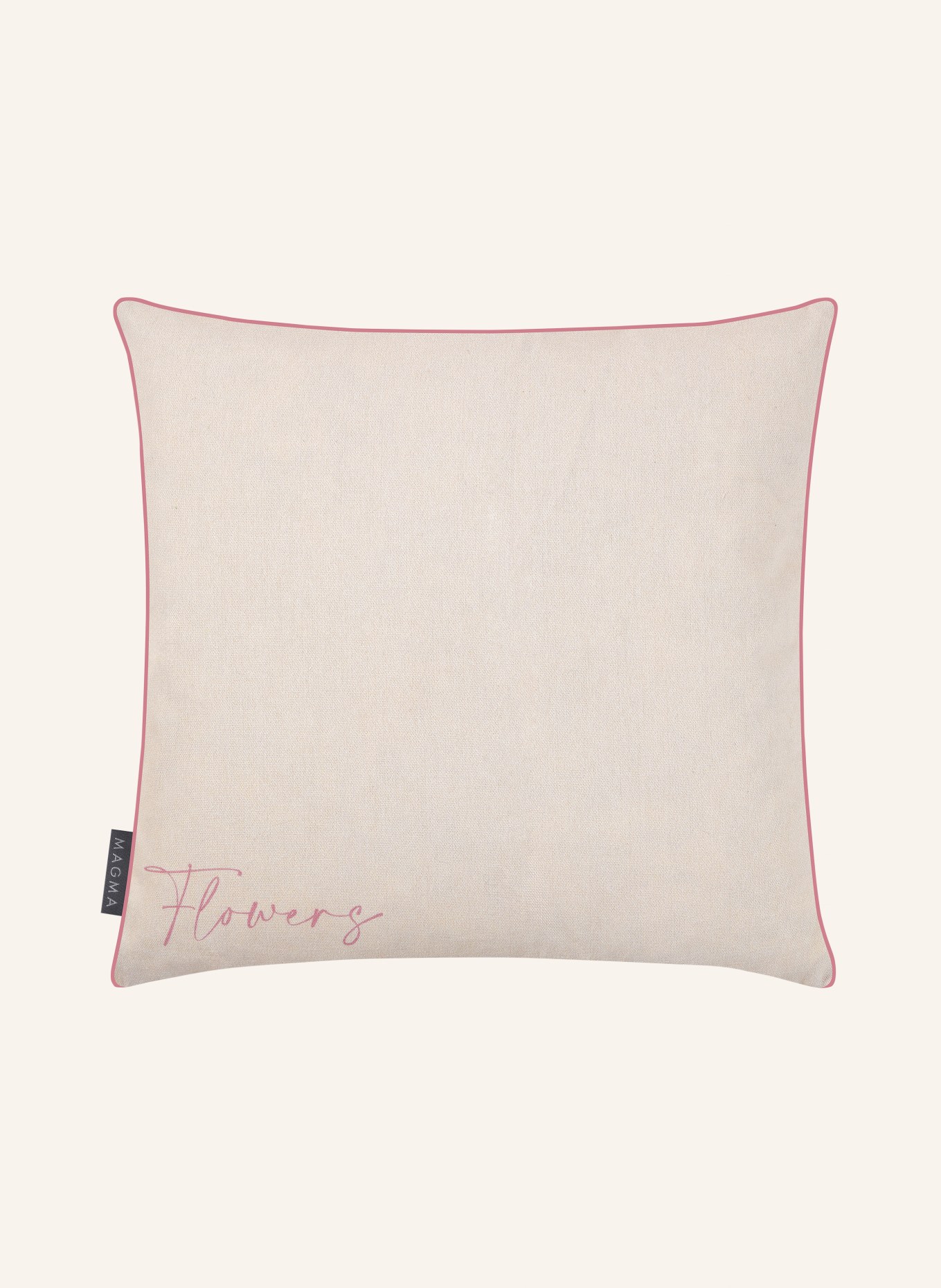 MAGMA Decorative cushion cover GIRASOLE, Color: PINK/ CREAM/ RED (Image 2)