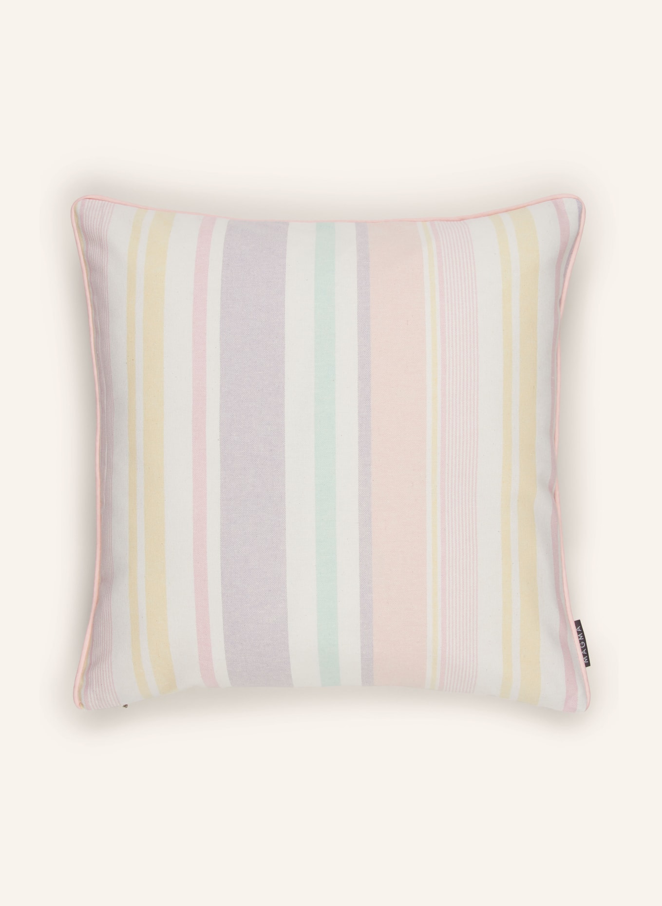 MAGMA Decorative cushion cover IRMA, Color: CREAM/ PINK/ MINT (Image 1)