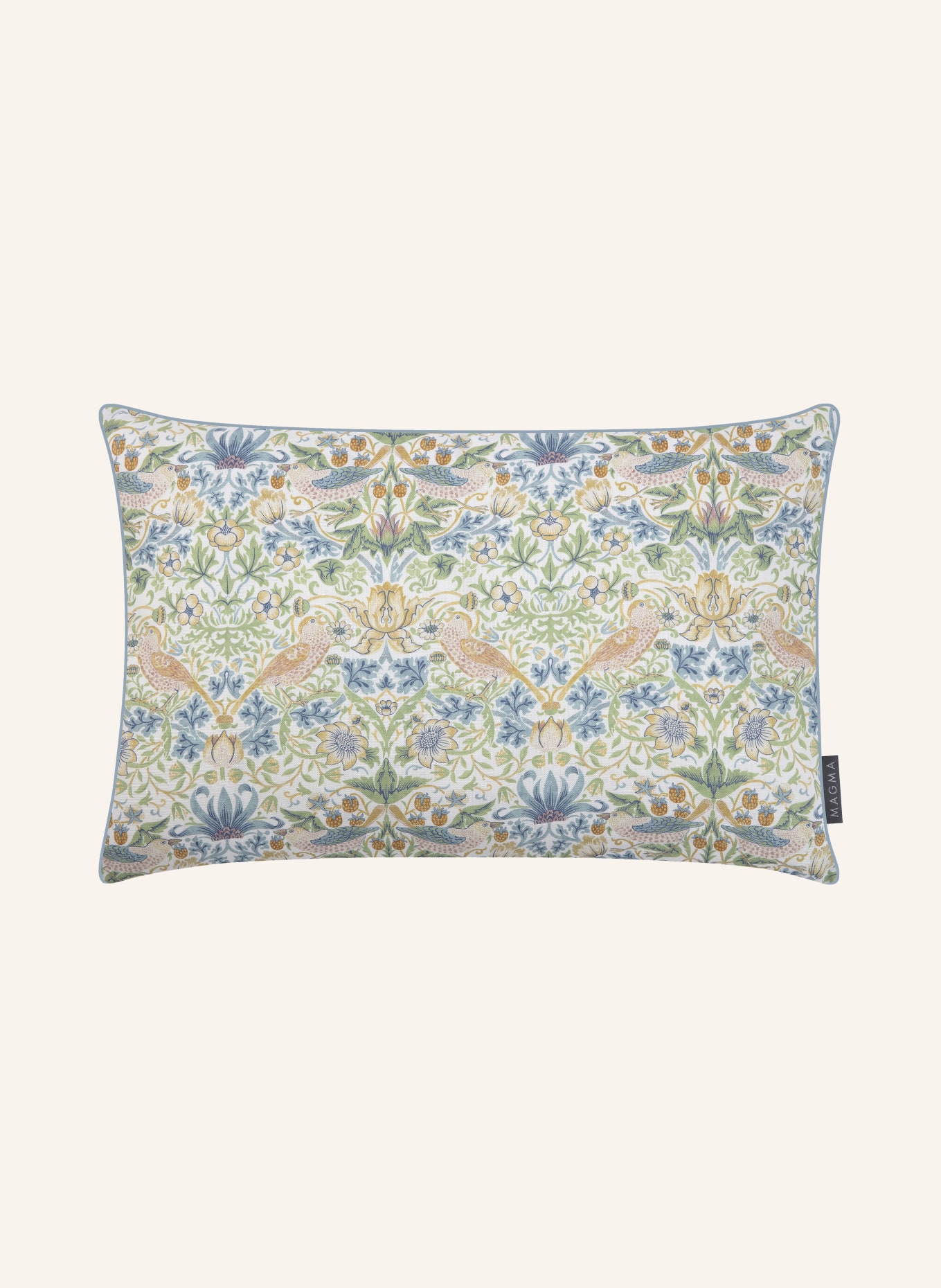 MAGMA Decorative cushion cover FARAH, Color: GREEN/ BLUE/ BEIGE (Image 1)