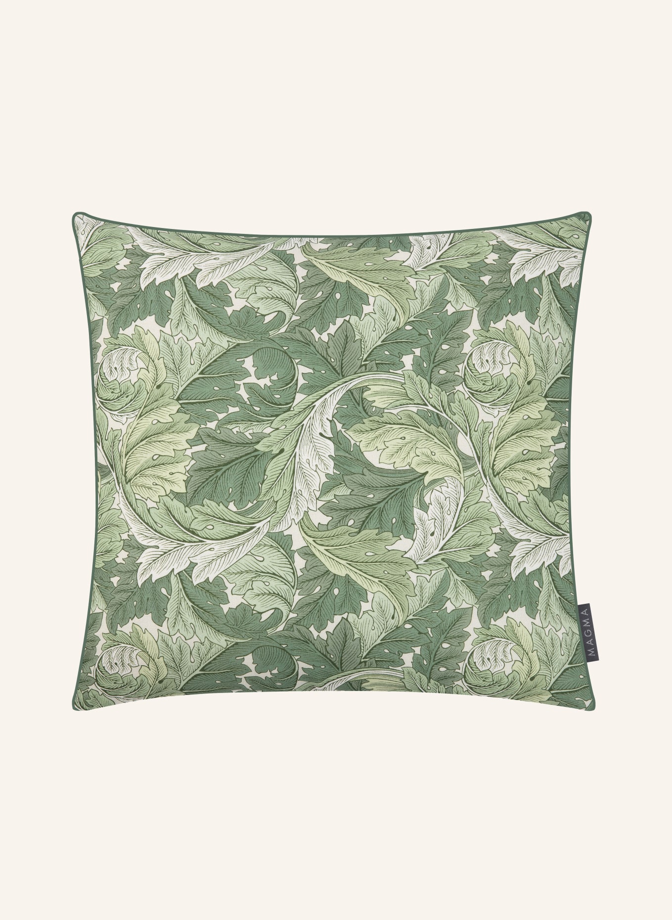 MAGMA Decorative cushion cover EMILIO, Color: LIGHT GREEN/ GREEN/ BEIGE (Image 1)