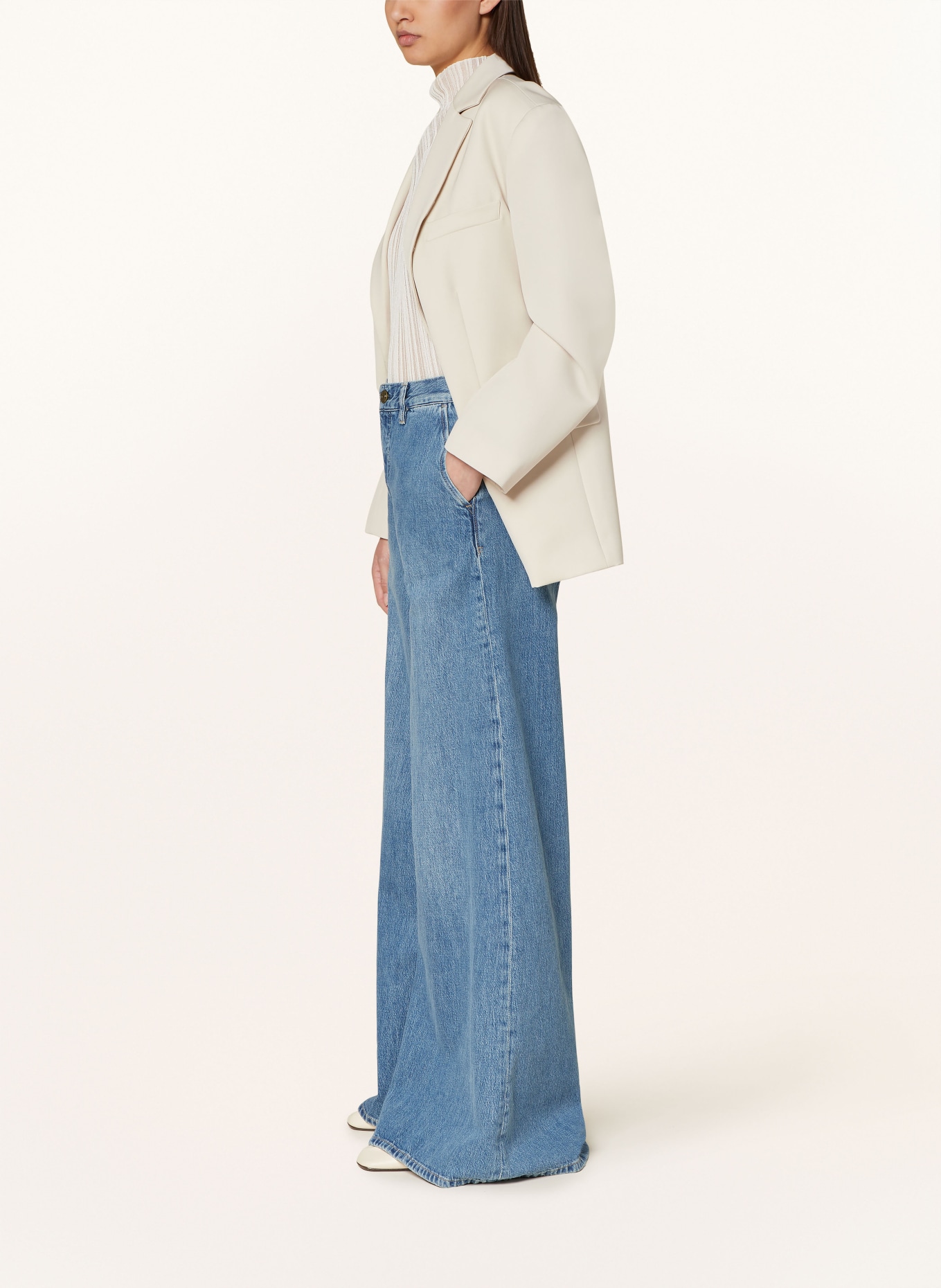FRAME Flared jeans THE EXTRA WIDE LEG, Color: BLUE (Image 4)