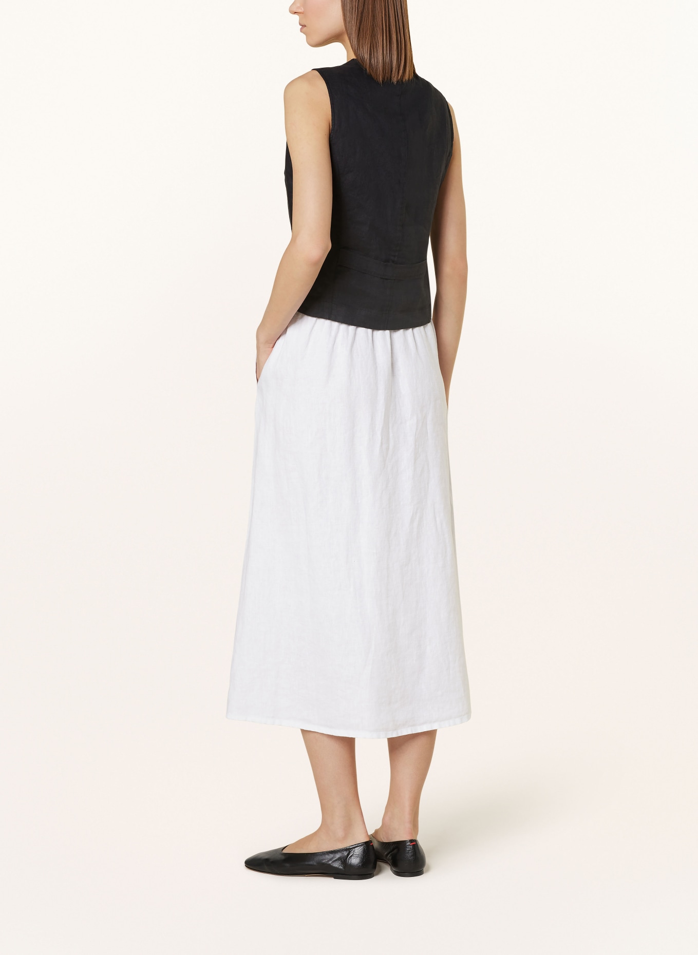 lilienfels Linen skirt, Color: WHITE (Image 3)