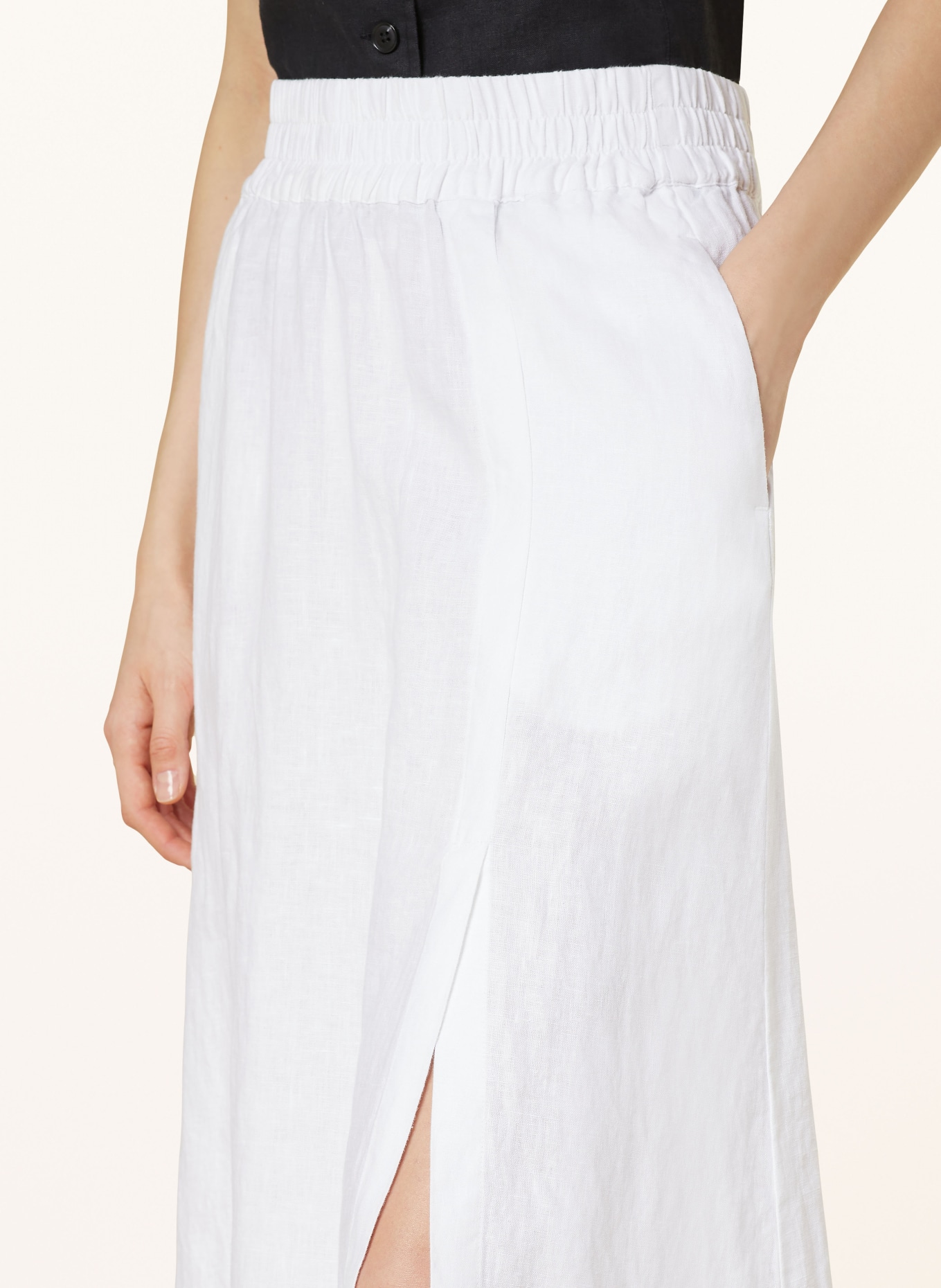 lilienfels Linen skirt, Color: WHITE (Image 4)