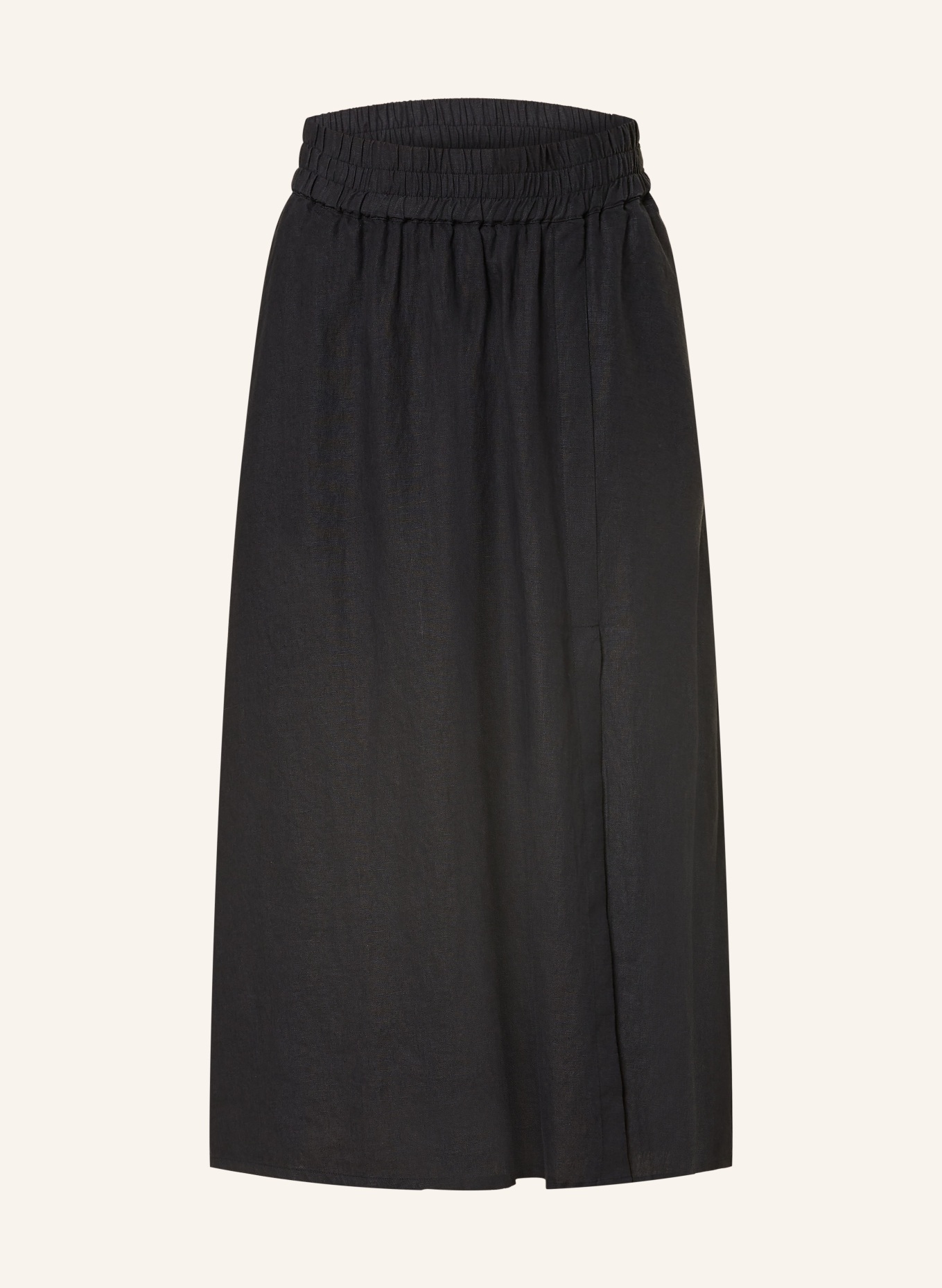 lilienfels Linen skirt, Color: BLACK (Image 1)