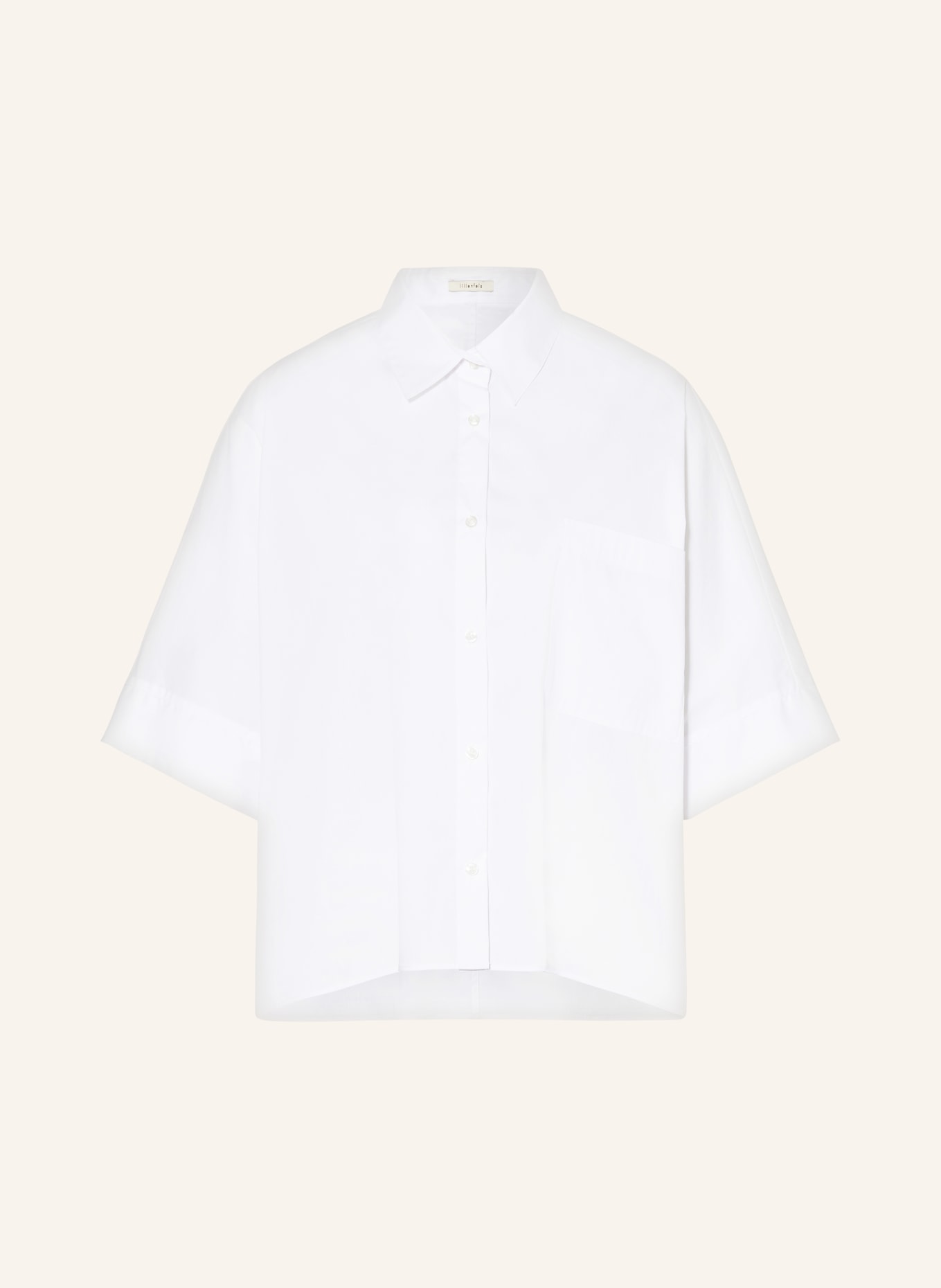 lilienfels Oversized shirt blouse, Color: WHITE (Image 1)
