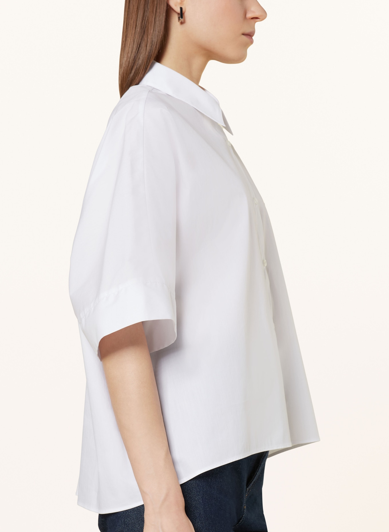 lilienfels Oversized shirt blouse, Color: WHITE (Image 4)