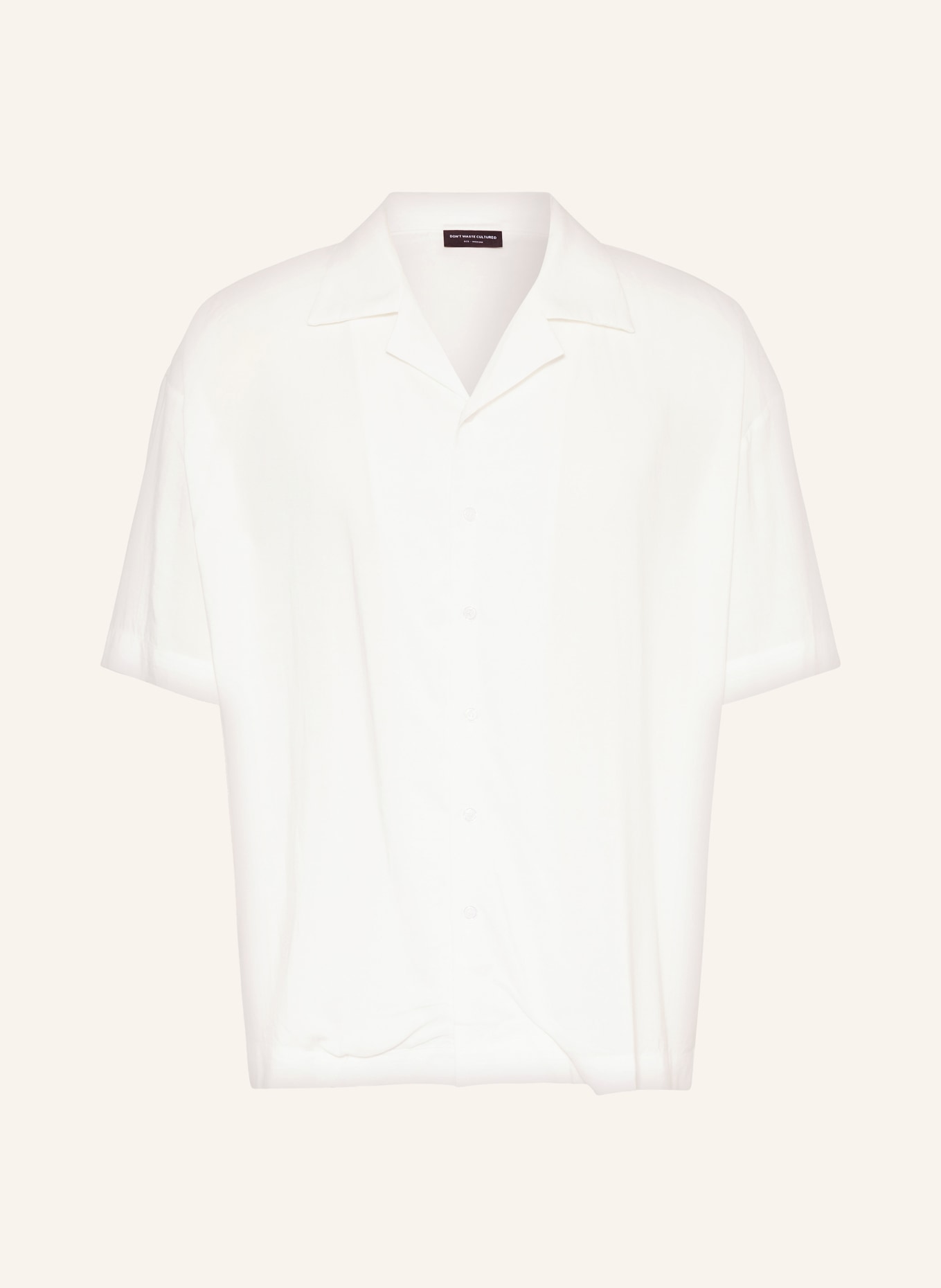 don't waste culture Resort shirt ASJA comfort fit, Color: WHITE (Image 1)