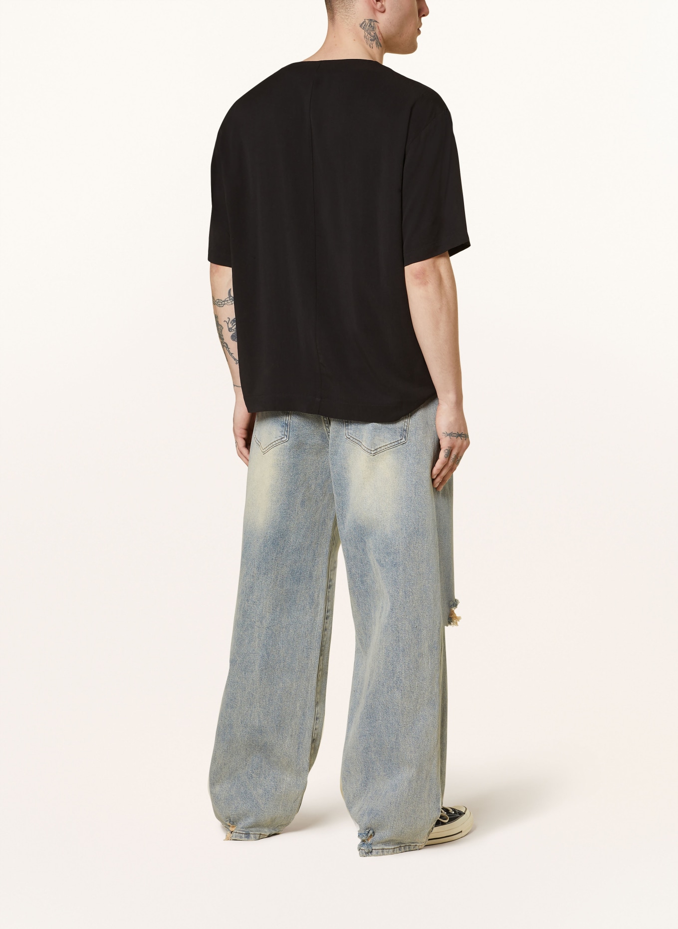 don't waste culture Oversized shirt NADIA, Color: BLACK (Image 3)