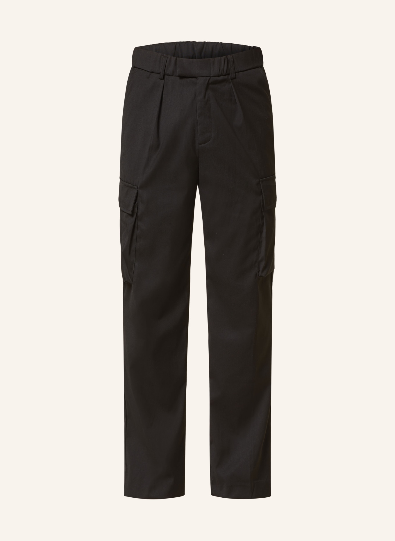 don't waste culture Cargo pants ZABULON regular fit, Color: BLACK (Image 1)