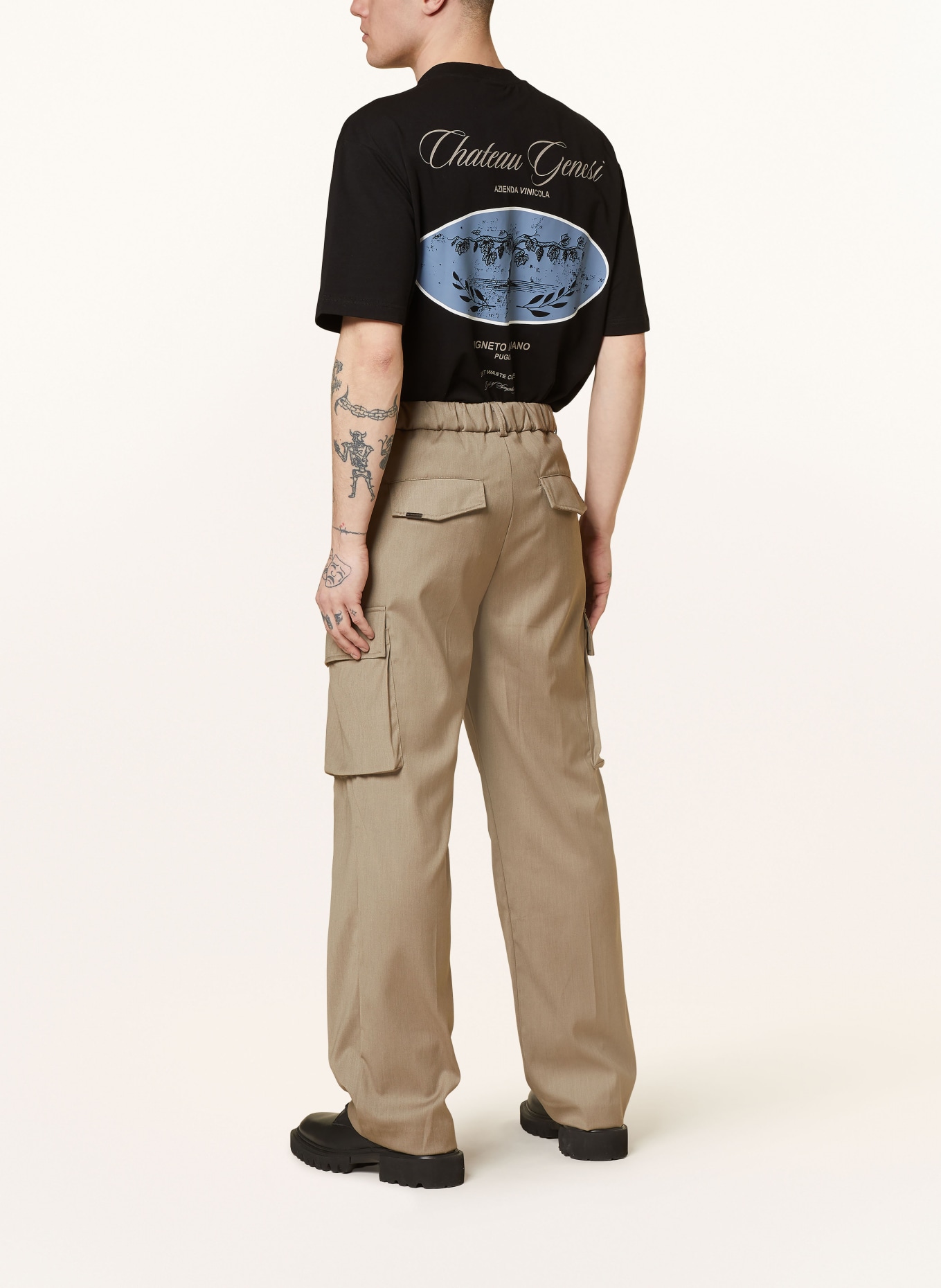 don't waste culture Cargo pants YULIYA regular fit, Color: TAUPE (Image 3)