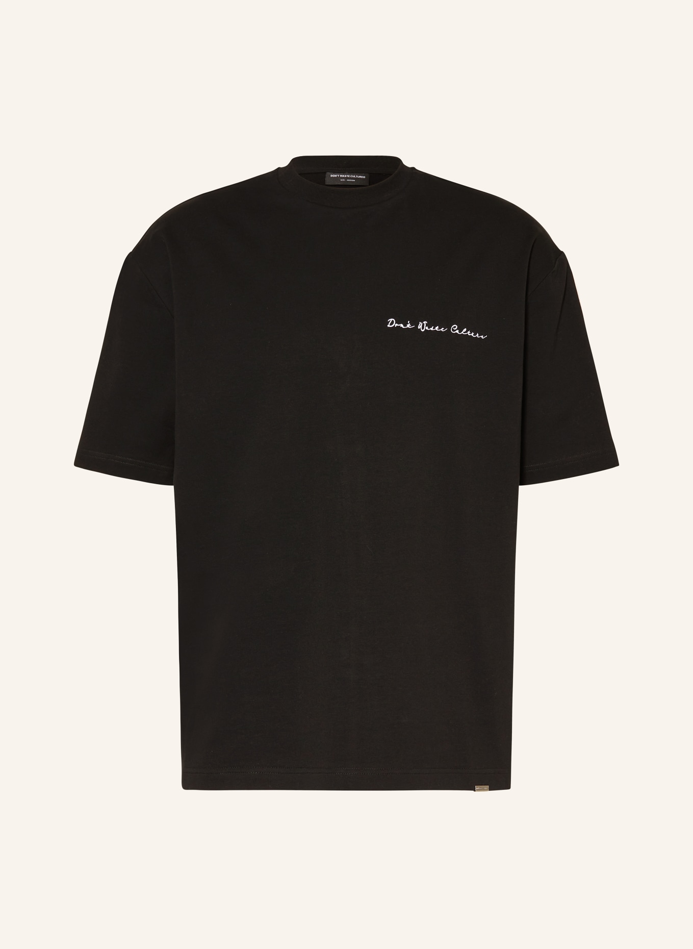 don't waste culture T-shirt SARDO, Color: BLACK (Image 1)