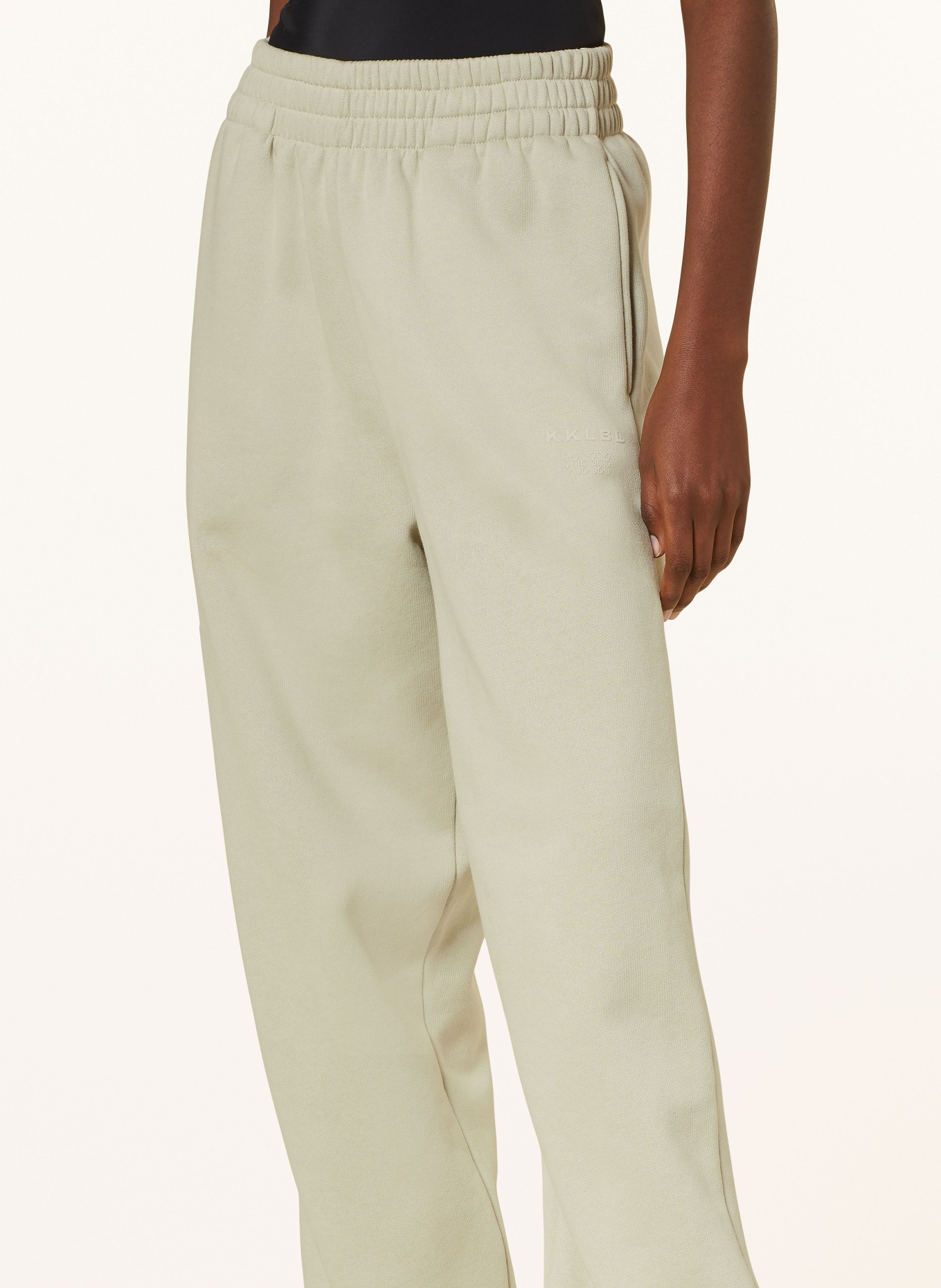 KARO KAUER Spodnie dresowe, Kolor: KHAKI (Obrazek 5)