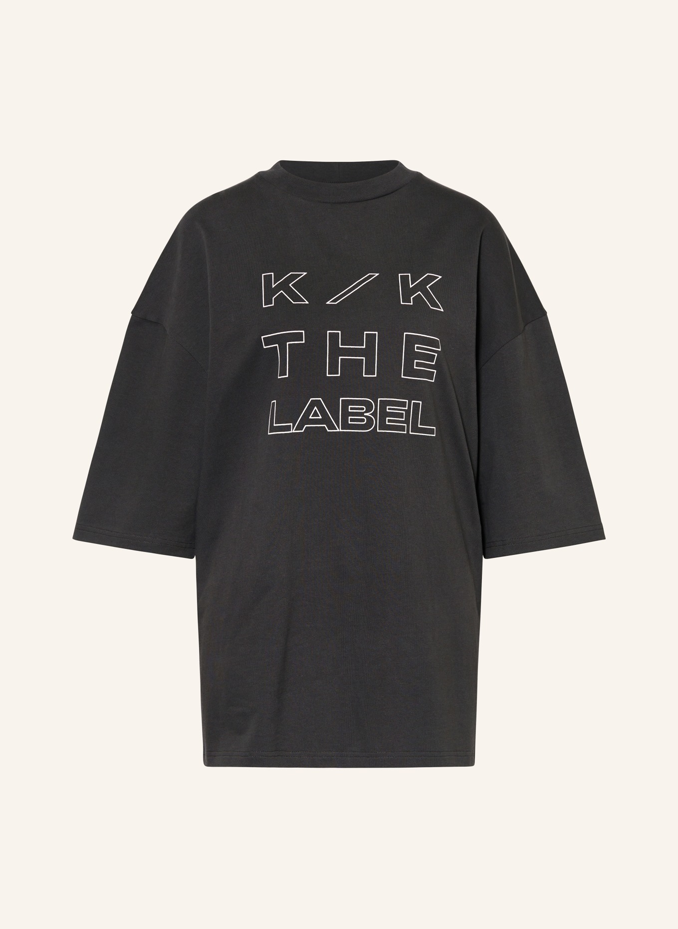 KARO KAUER Oversized-Shirt, Farbe: DUNKELGRAU (Bild 1)