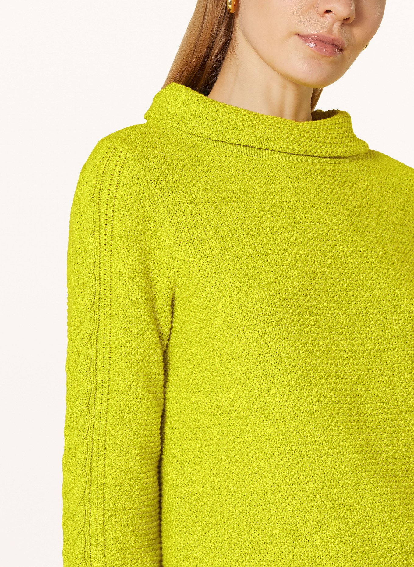 HOBBS Turtleneck sweater CAMILLA, Color: LIGHT GREEN (Image 4)