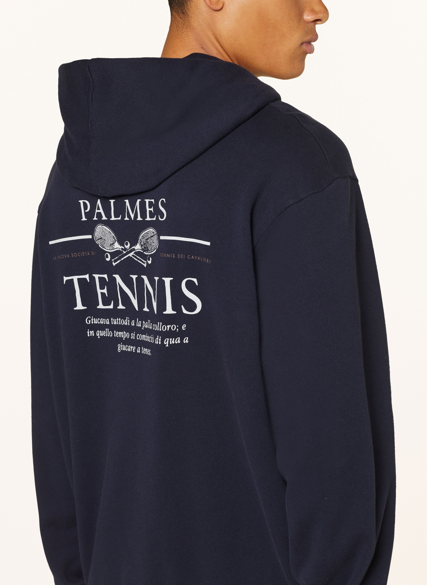 Palmes Sweat jacket VICHI, Color: DARK BLUE (Image 5)