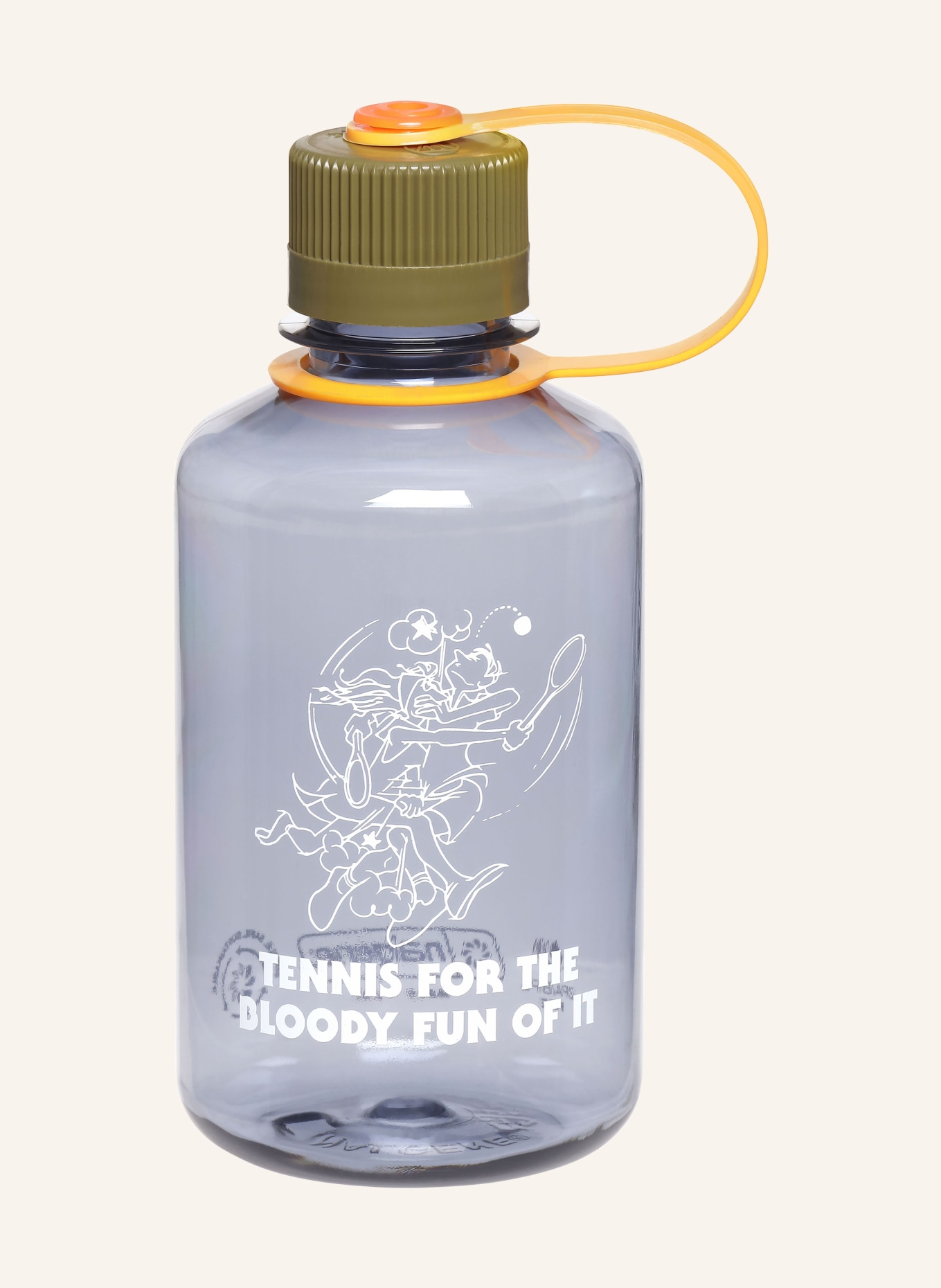 Palmes Water bottle BLOODY, Color: GRAY/ OLIVE/ DARK YELLOW (Image 1)
