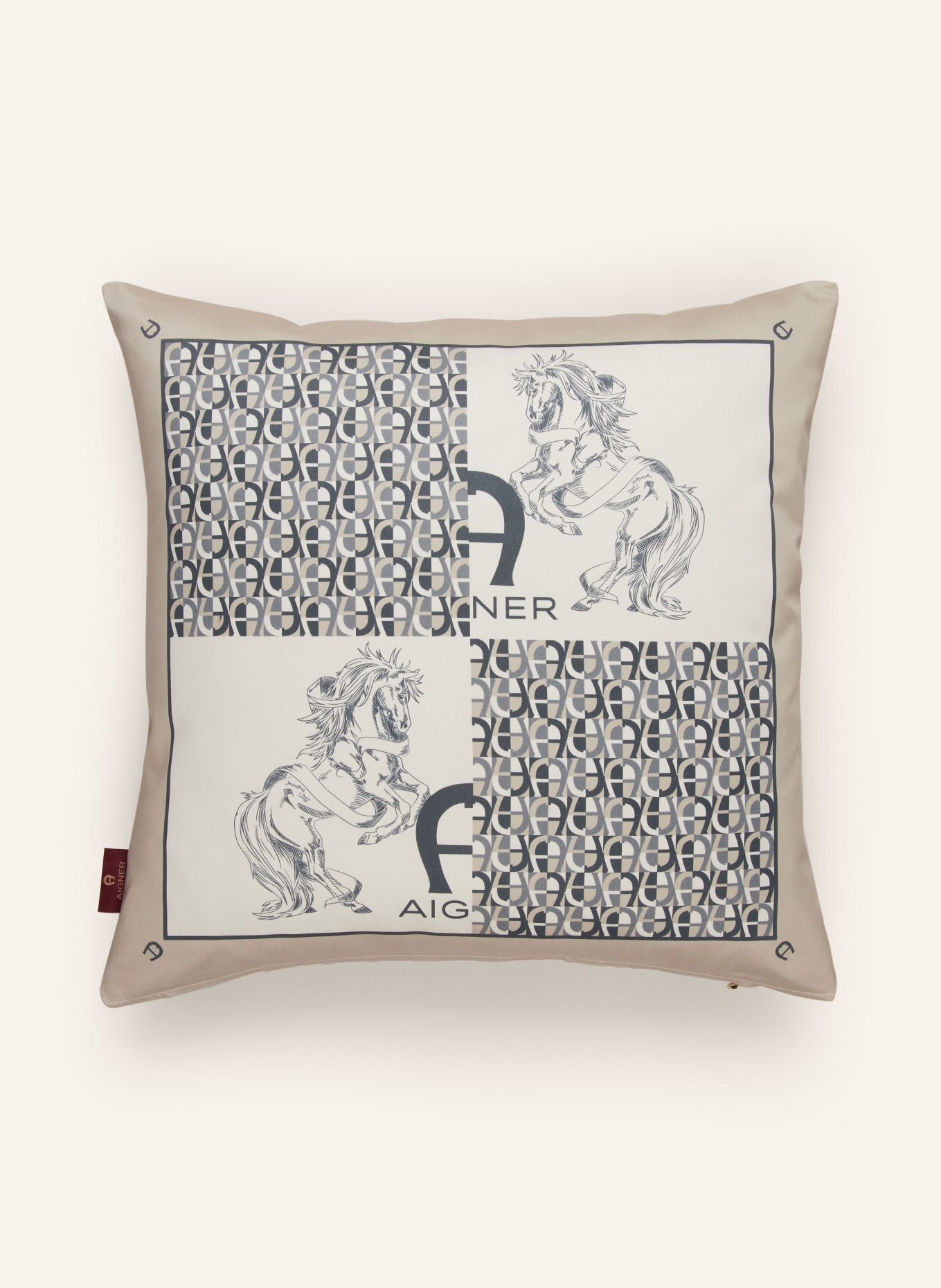 AIGNER Decorative cushion cover MILLA, Color: ECRU/ CREAM/ GRAY (Image 1)
