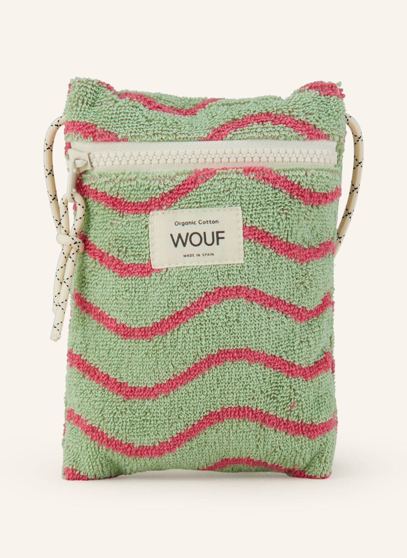 WOUF Smartphone bag WAVY, Color: LIGHT GREEN/ PINK (Image 1)