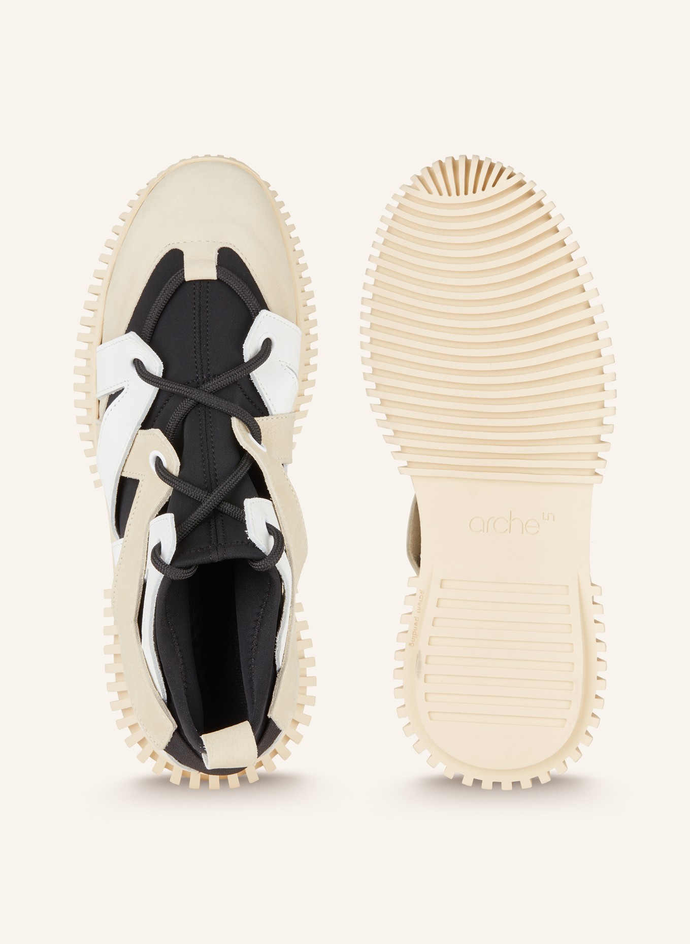 arche Sneakers HAVATA, Color: CREAM/ BLACK/ WHITE (Image 5)