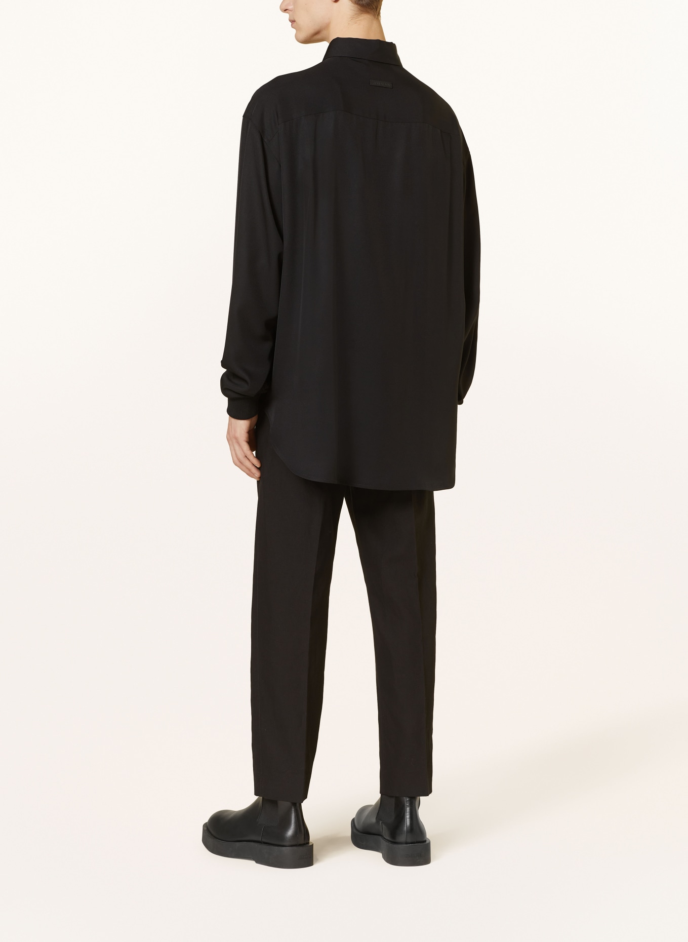 FEAR OF GOD Silk shirt comfort fit, Color: BLACK (Image 3)