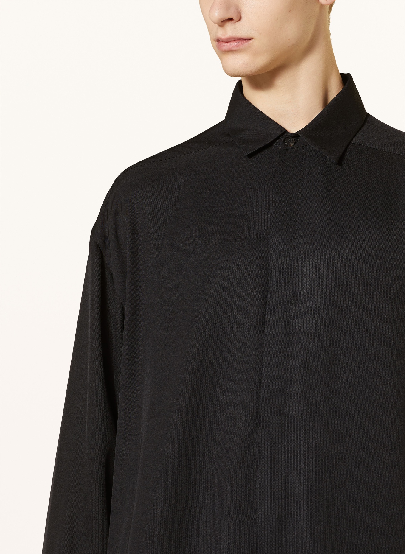 FEAR OF GOD Silk shirt comfort fit, Color: BLACK (Image 4)