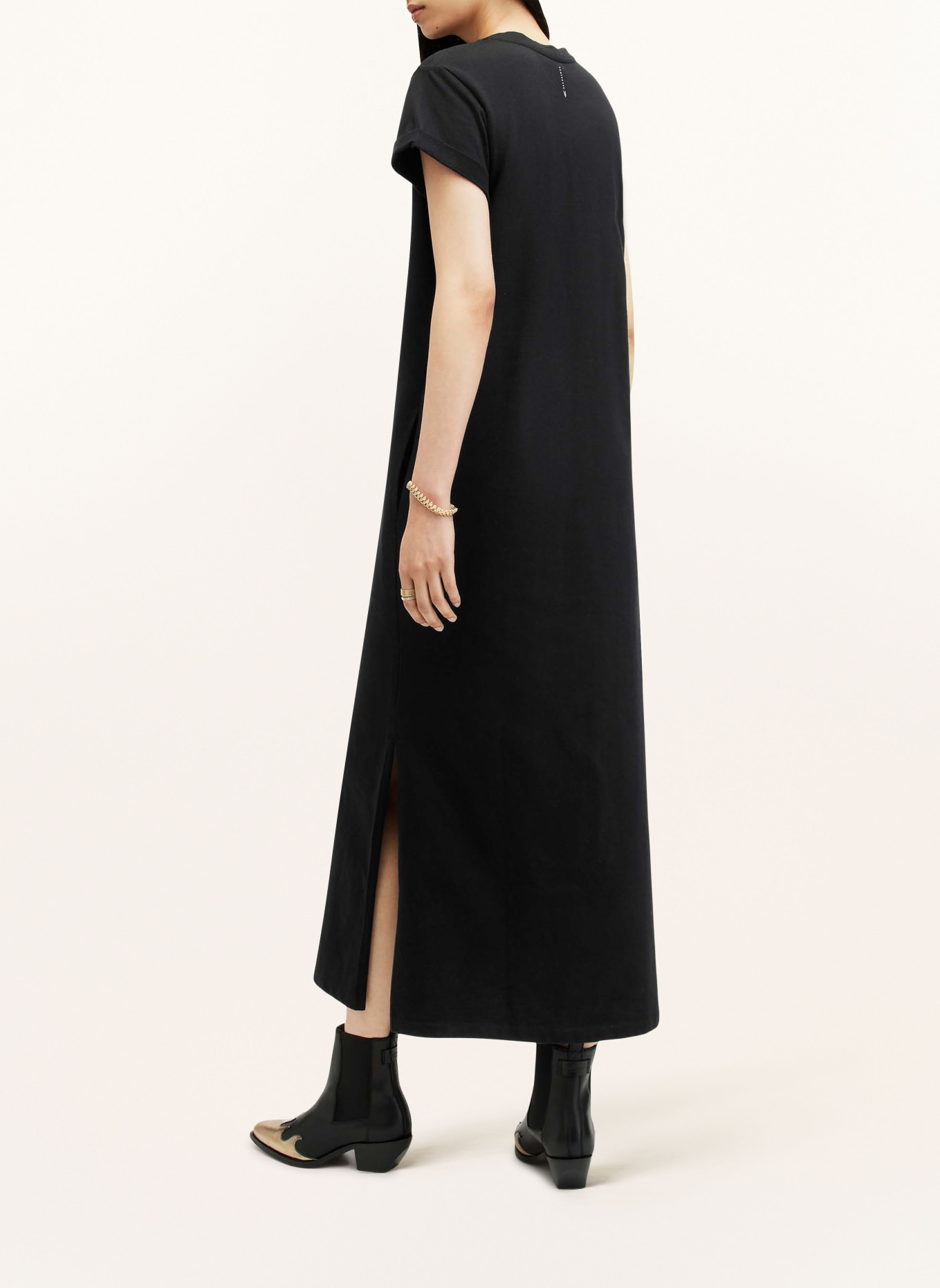 ALLSAINTS Jersey dress ANNA, Color: BLACK (Image 3)
