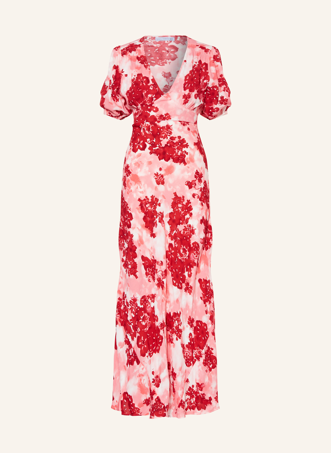 FAITHFULL THE BRAND Dress LAS MAYAS, Color: PINK/ RED (Image 1)