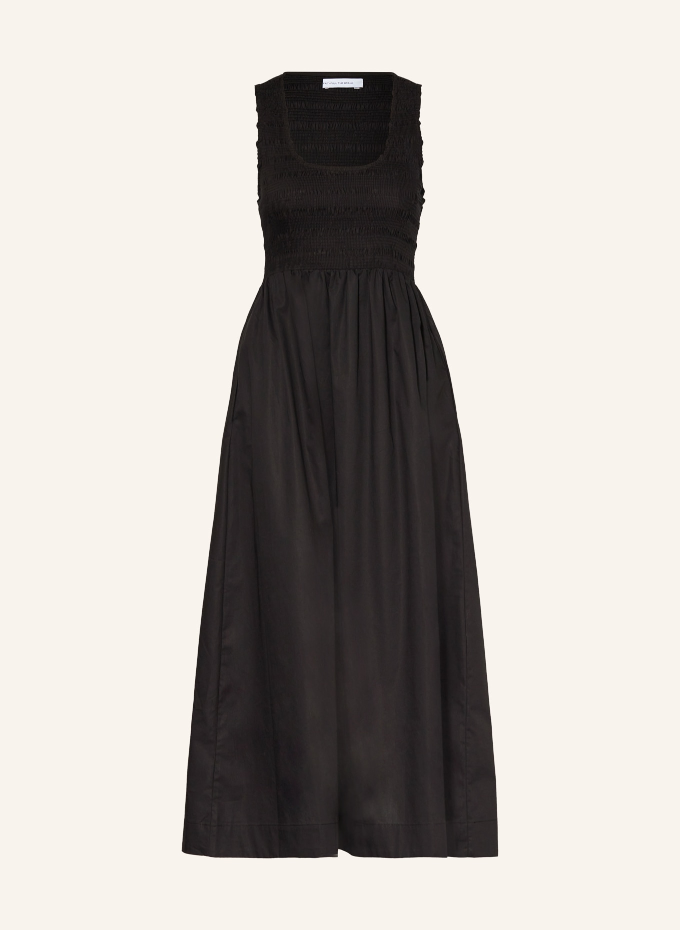 FAITHFULL THE BRAND Dress MATERA, Color: BLACK (Image 1)