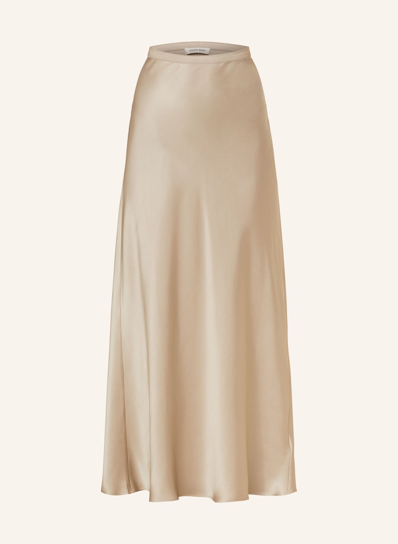 ANINE BING Silk skirt BAR, Color: TAUPE (Image 1)