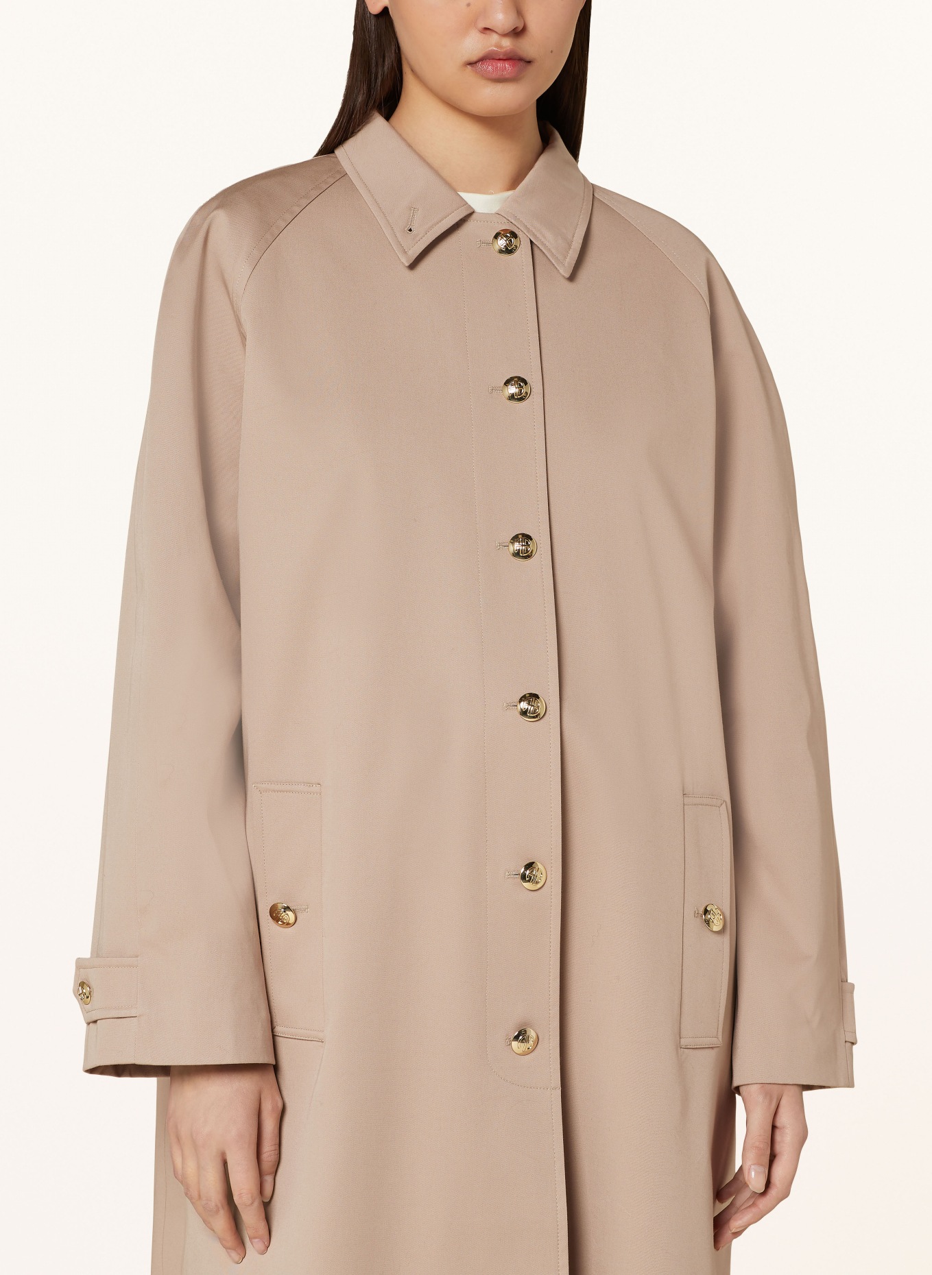 ANINE BING Trench coat RANDY, Color: LIGHT BROWN (Image 4)