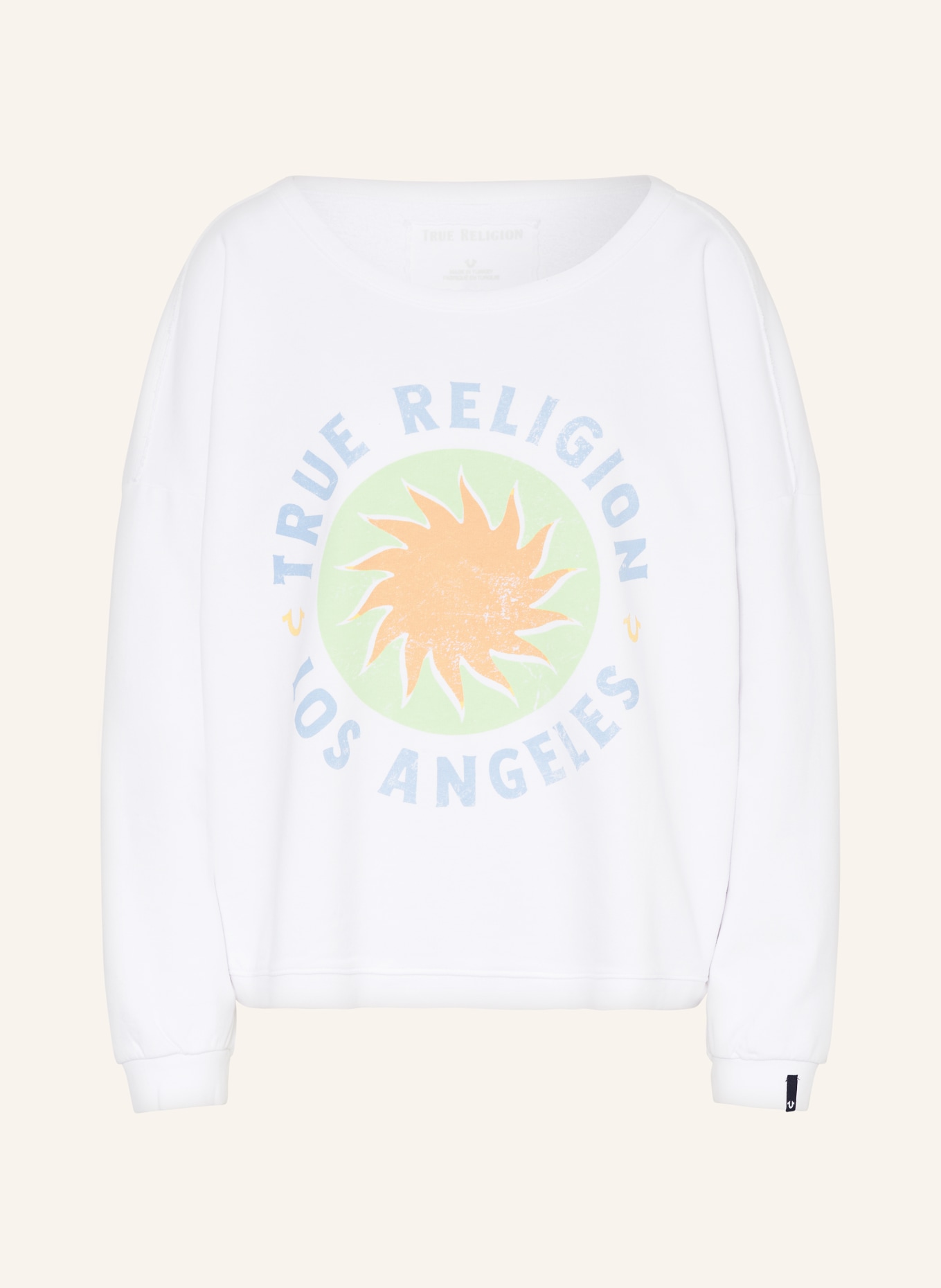TRUE RELIGION Sweatshirt, Color: WHITE (Image 1)