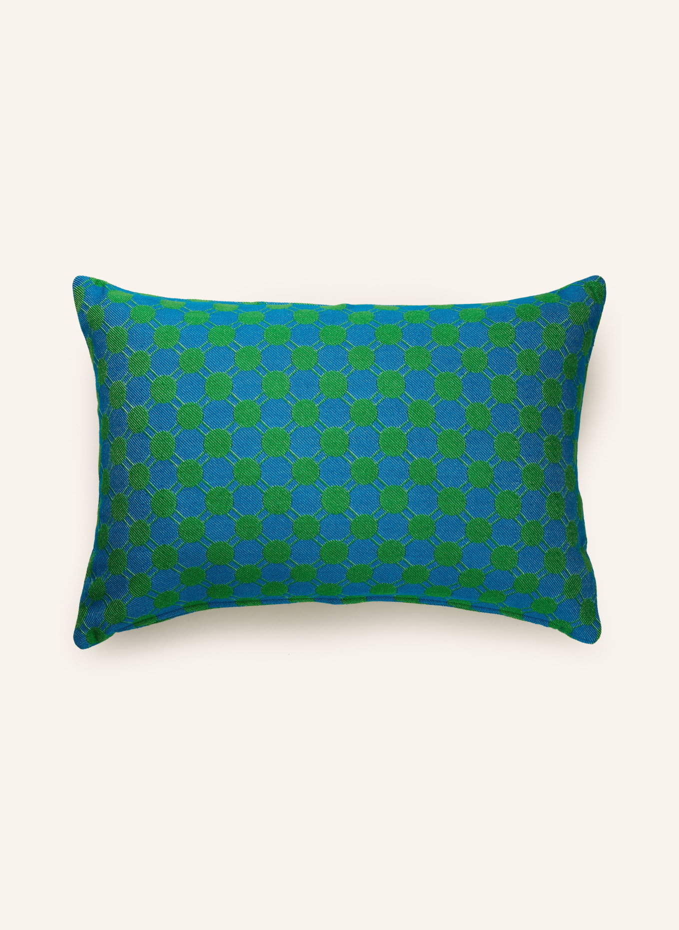DAGNY Decorative cushion cover, Color: BLUE/ GREEN (Image 1)